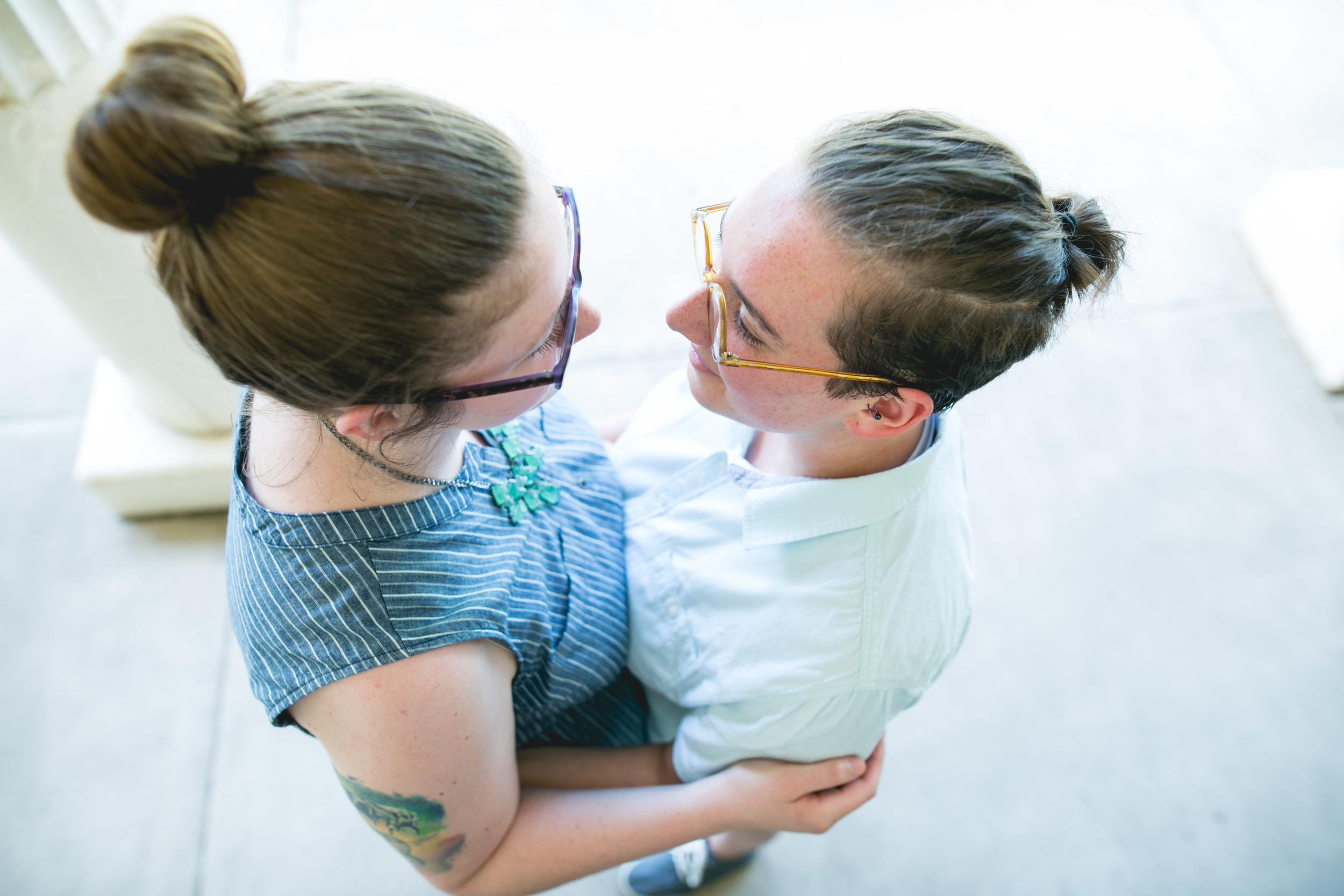 Lee and Alex Valley Forge Stat Park Queer Engagement Session