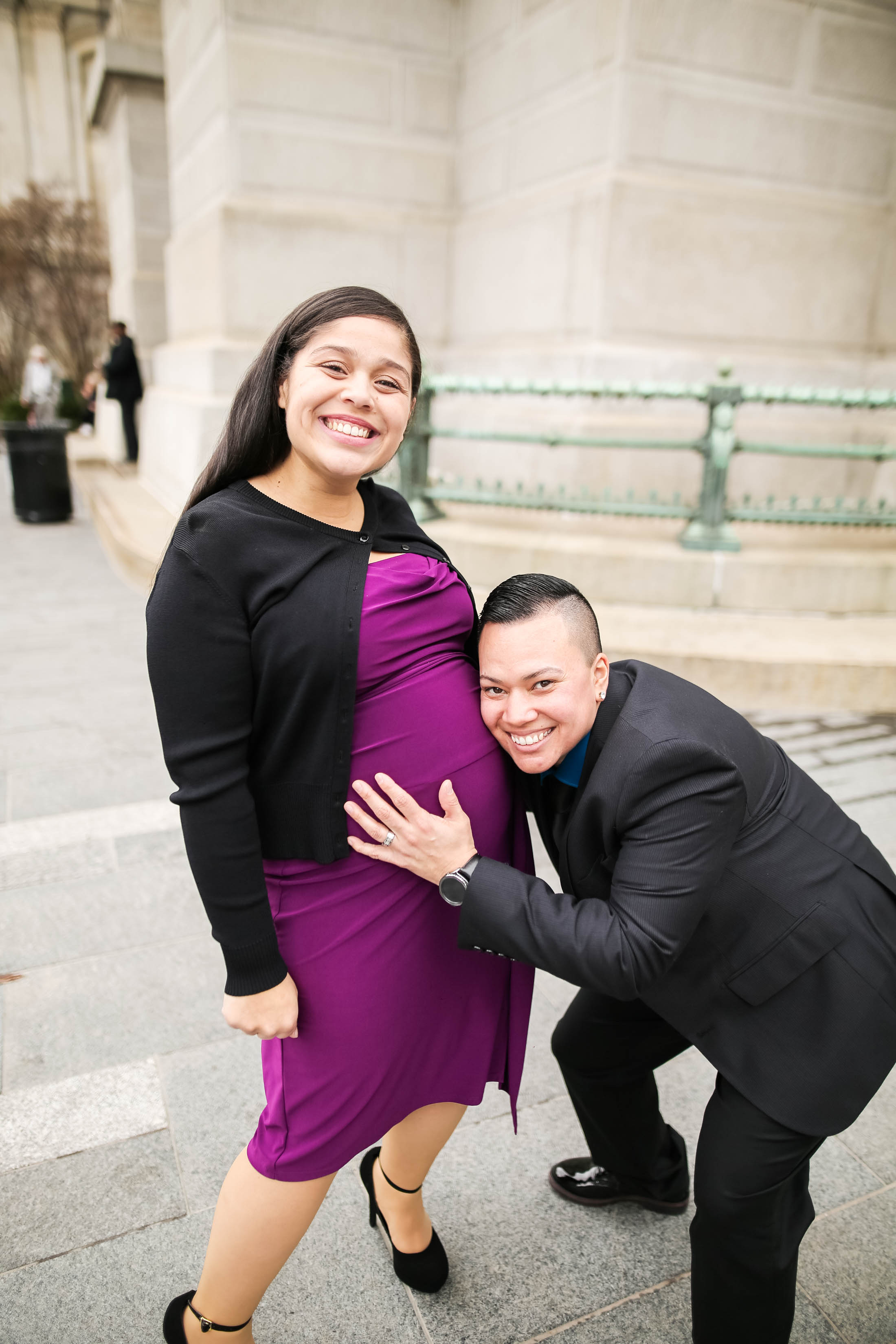 Sophia and Lisa - A Philadelphia City Hall Lesbian Elopement by Swiger Photography, Philly's Lesbian Photographer