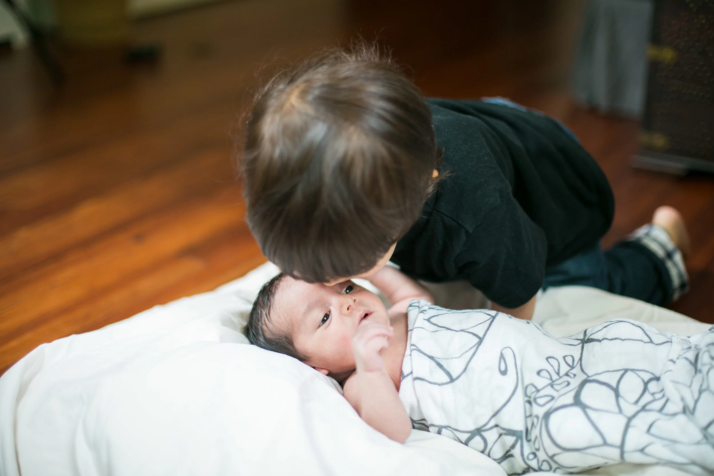 Baker Family - A Philadelphia in home newborn lifestyle session by Swiger Photography. 