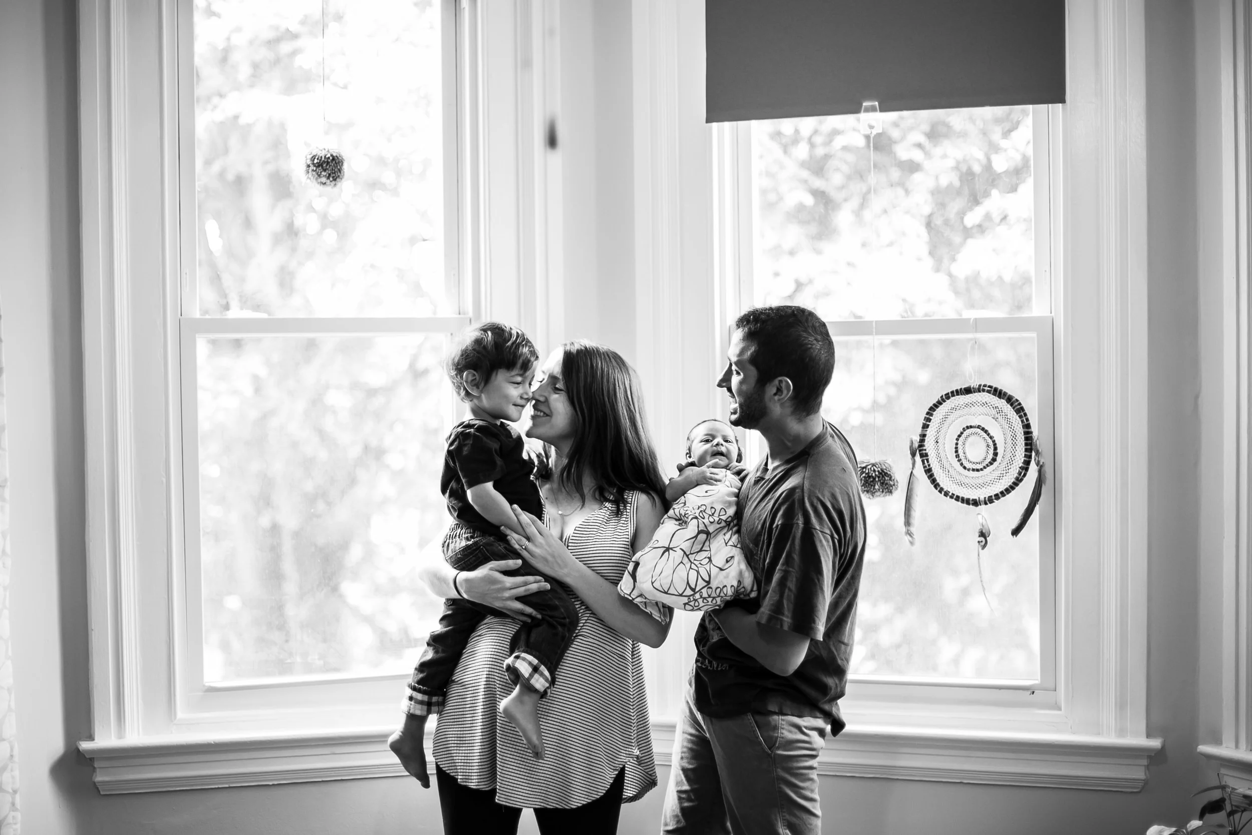 Baker Family - A Philadelphia in home newborn lifestyle session by Swiger Photography. 