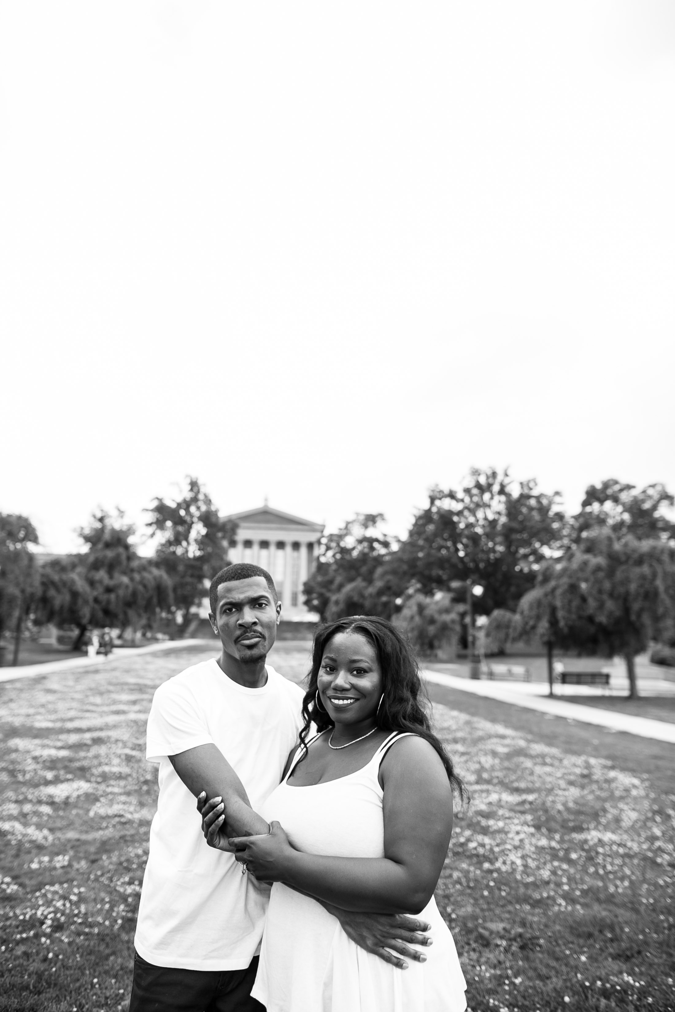 A Classic Philadelphia Museum of Art Engagement session by Swiger Photography