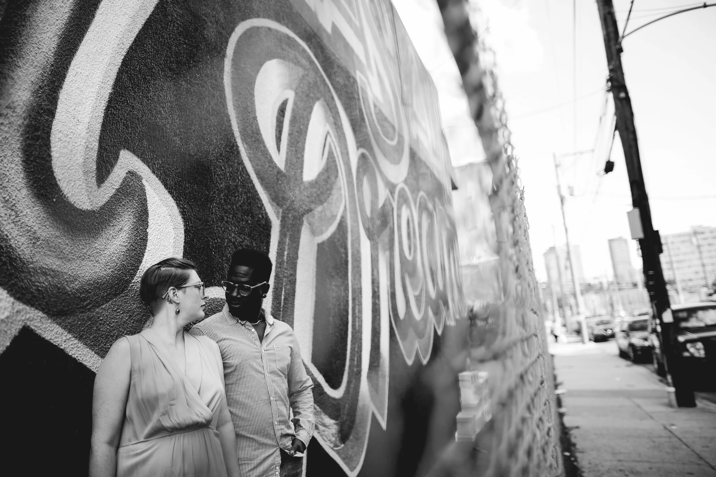 An Urban Philadelphia Reading Viaduct Engagement Session by LGBTQ photographer Swiger Photography