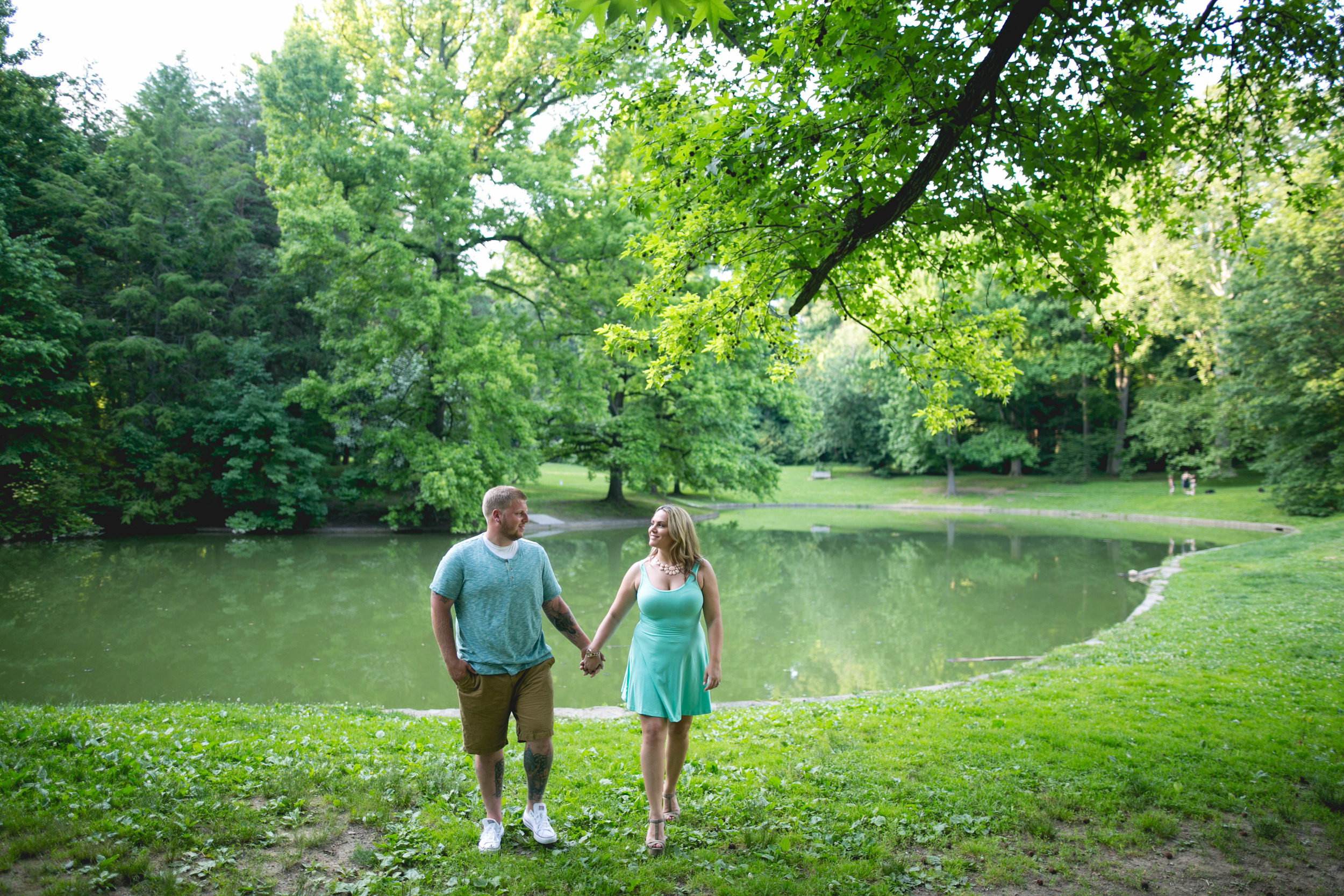 A Pastorius Park Philadelphia Engagement Session by Swiger Photography. Engagement session with kids. 