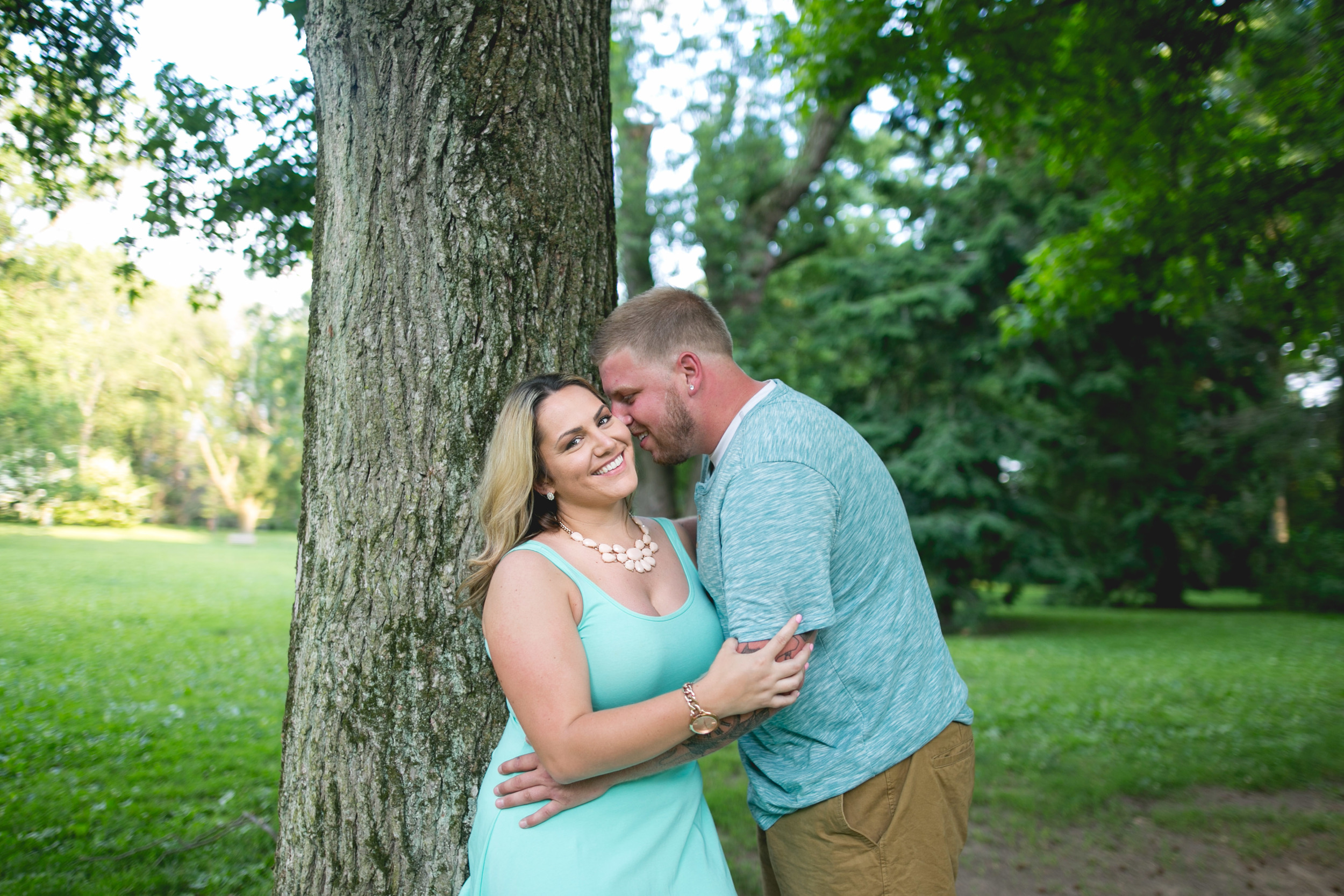 A Pastorius Park Philadelphia Engagement Session by Swiger Photography. Engagement session with kids. 