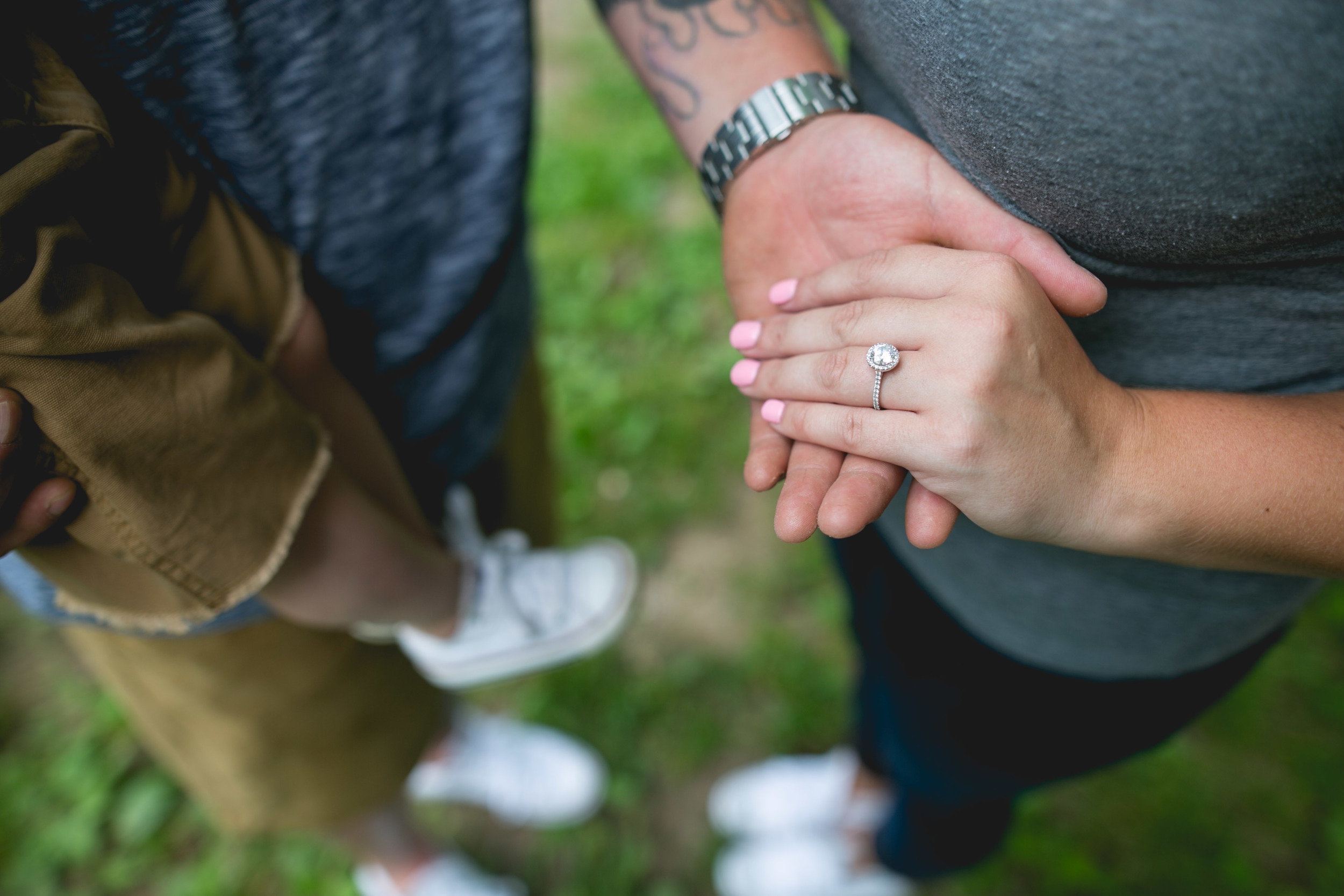 A Pastorius Park Philadelphia Engagement Session by Swiger Photography. Engagement session with kids. 