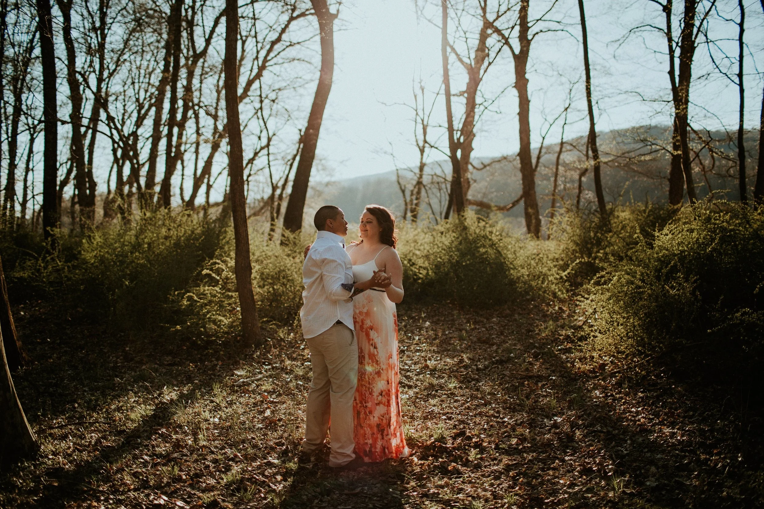 Dancing to that same song at our 2 year anniversary session in the beautiful Pocono Mountains taken by the amazing Hursts and Co! (http://www.thehursts.co/)