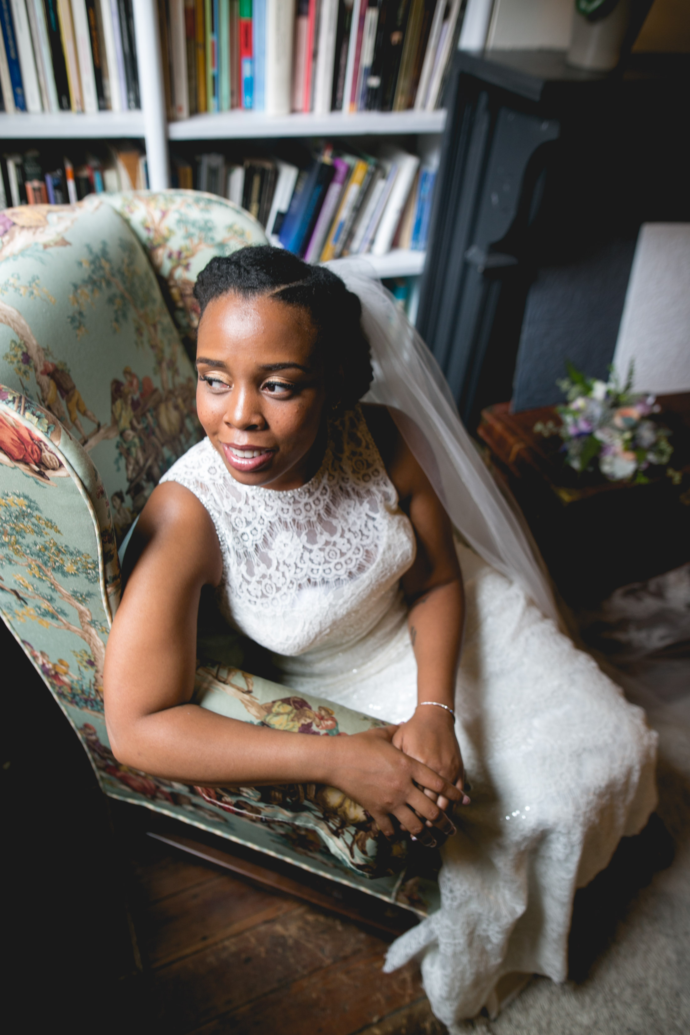 A Philadelphia Fishtown Skybox Wedding by Lesbian Photographer Swiger Photographer. Monet and Daniel - an industrial fall Philly Wedding