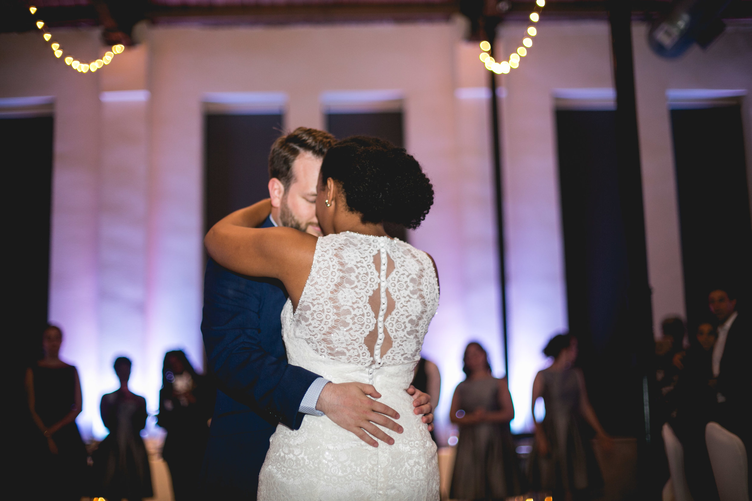 A Philadelphia Fishtown Skybox Wedding by Lesbian Photographer Swiger Photographer. Monet and Daniel - an industrial fall Philly Wedding
