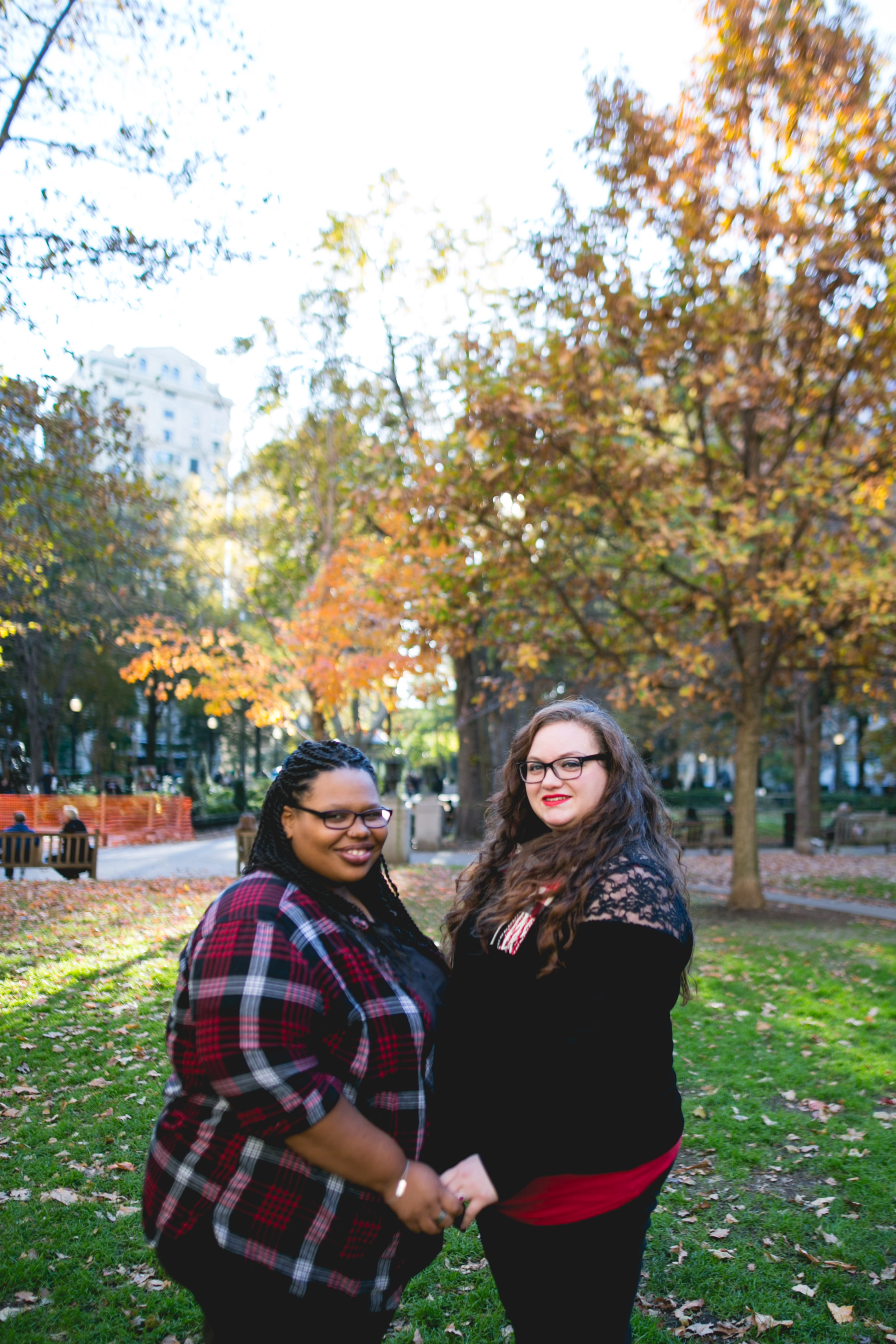 Philly Fall Lesbian Engagement Session