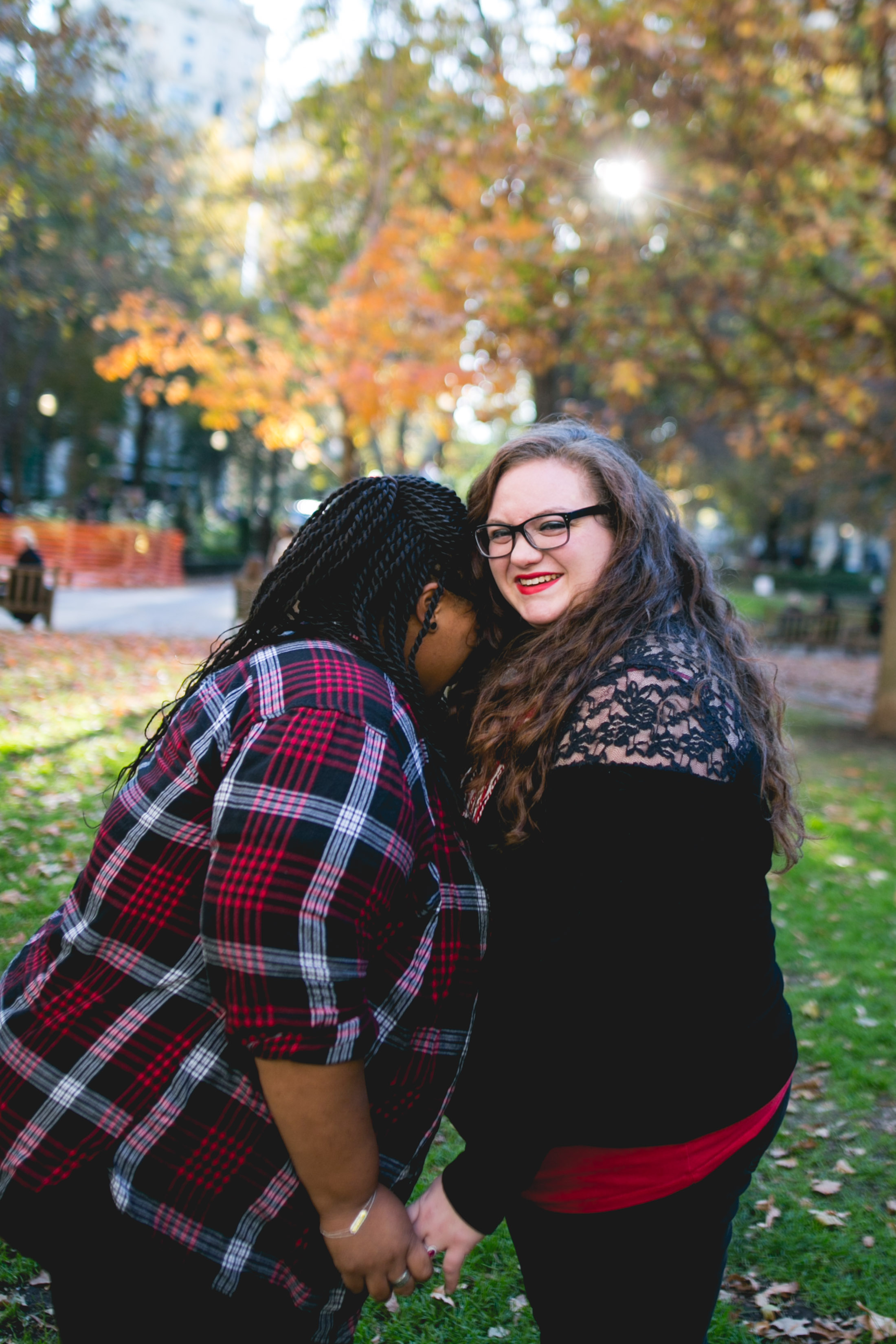 Rittenhouse Square Philadelphia Lesbian Engagement Session