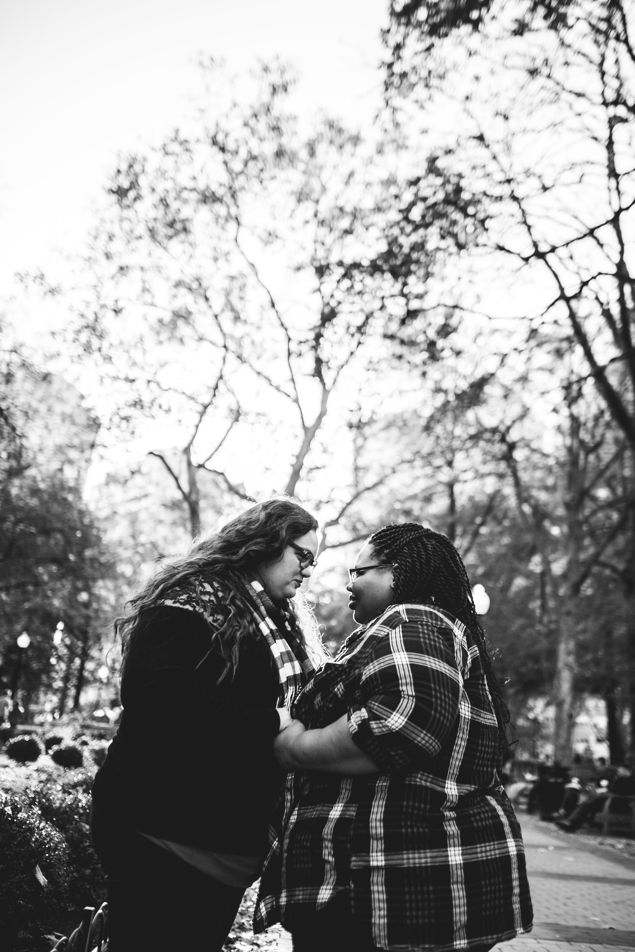 Philly Fall Lesbian Engagement Session