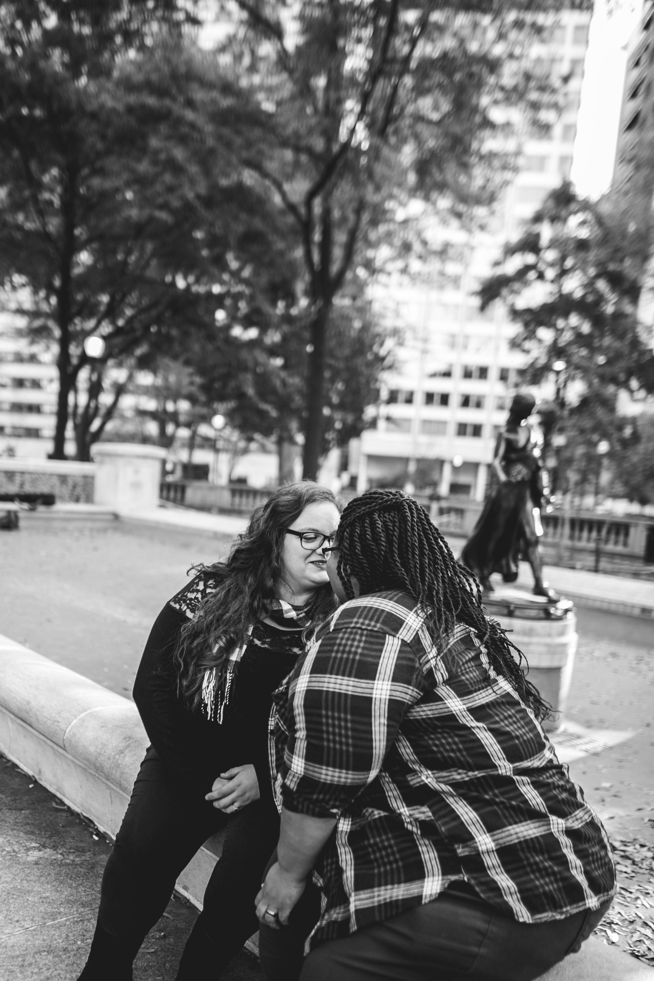 Philly Fall Lesbian Engagement Session