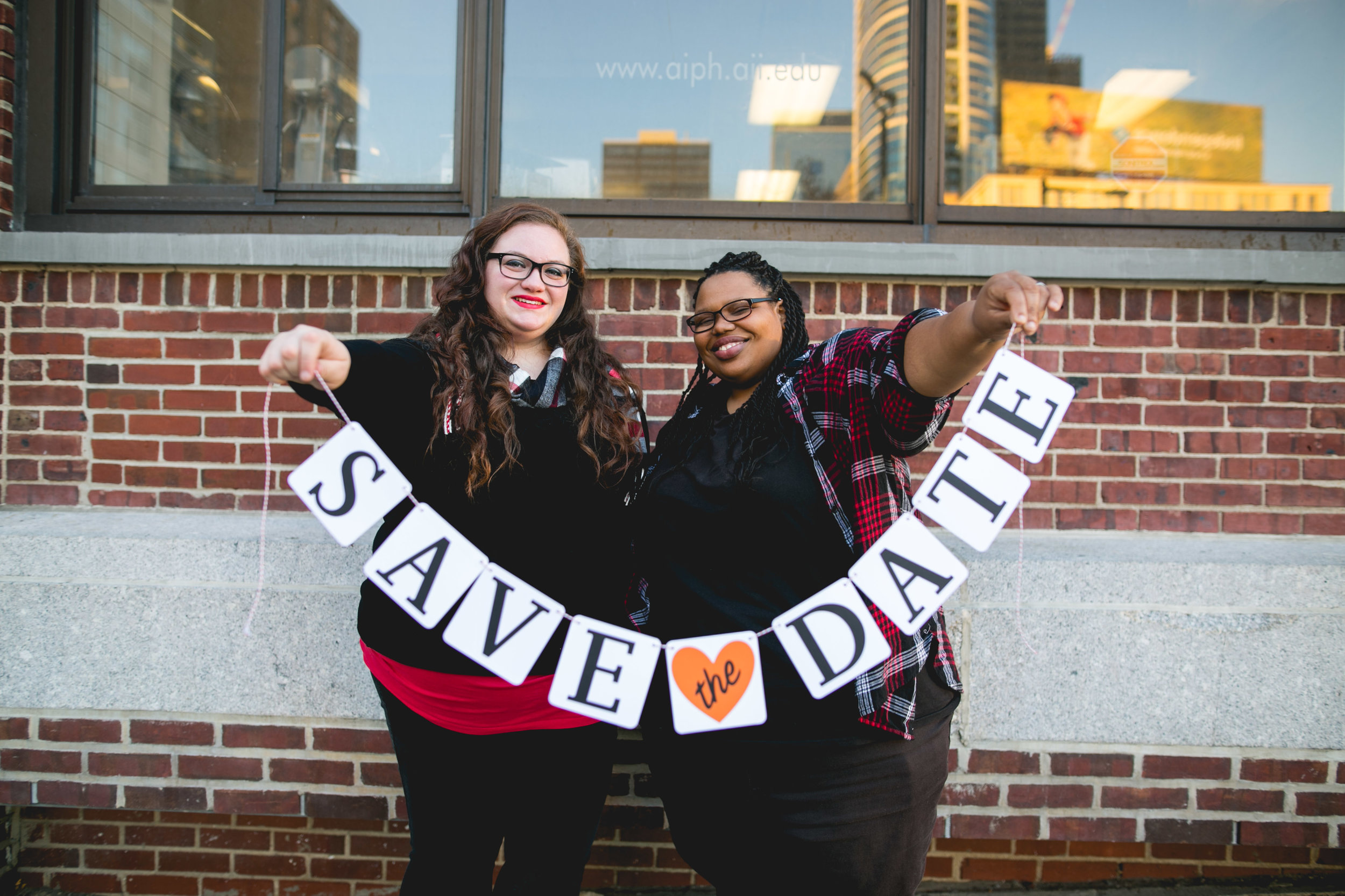 Rittenhouse Square Philadelphia Lesbian Engagement Session