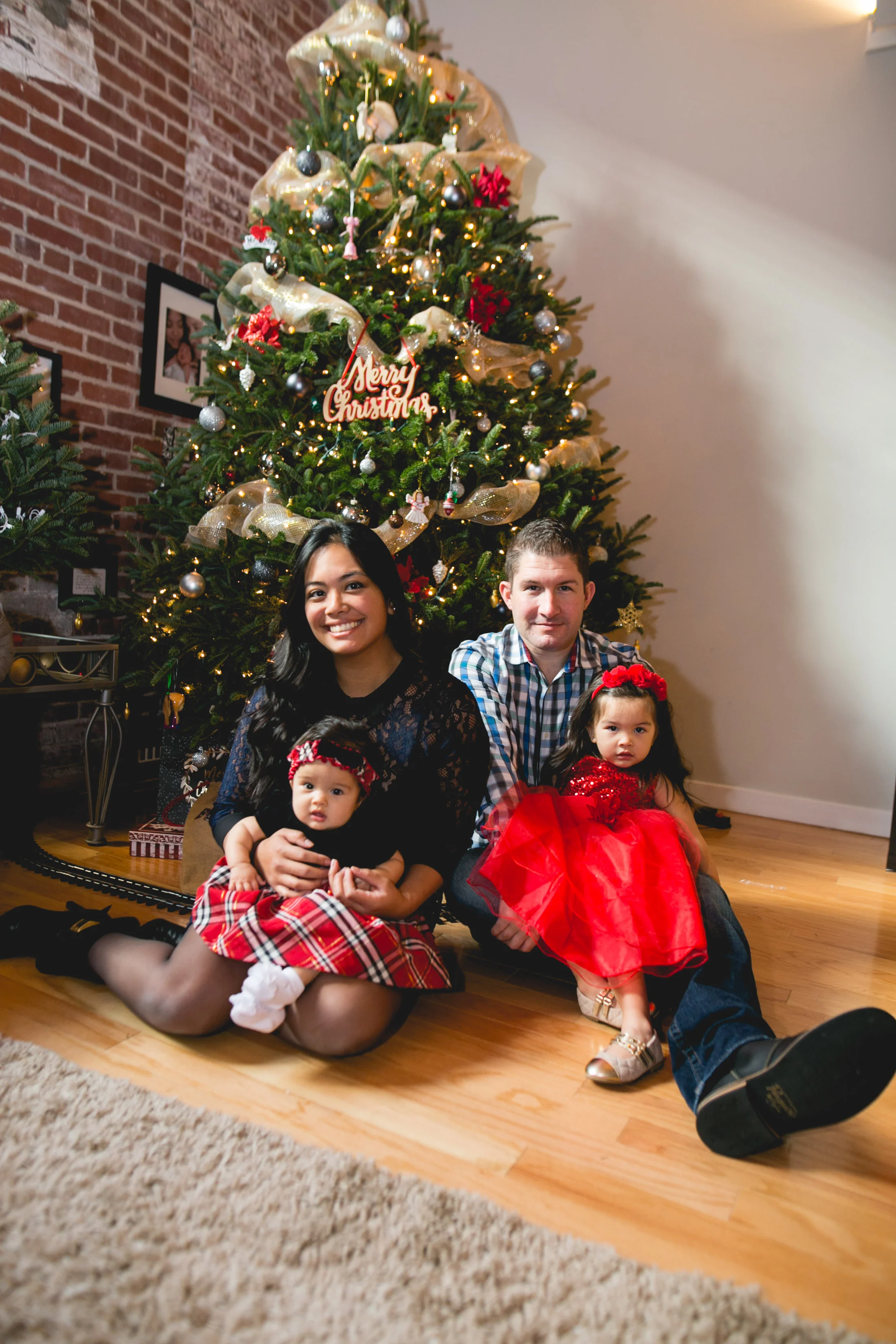 Christmas In Home Family Session in Willow Grove PA