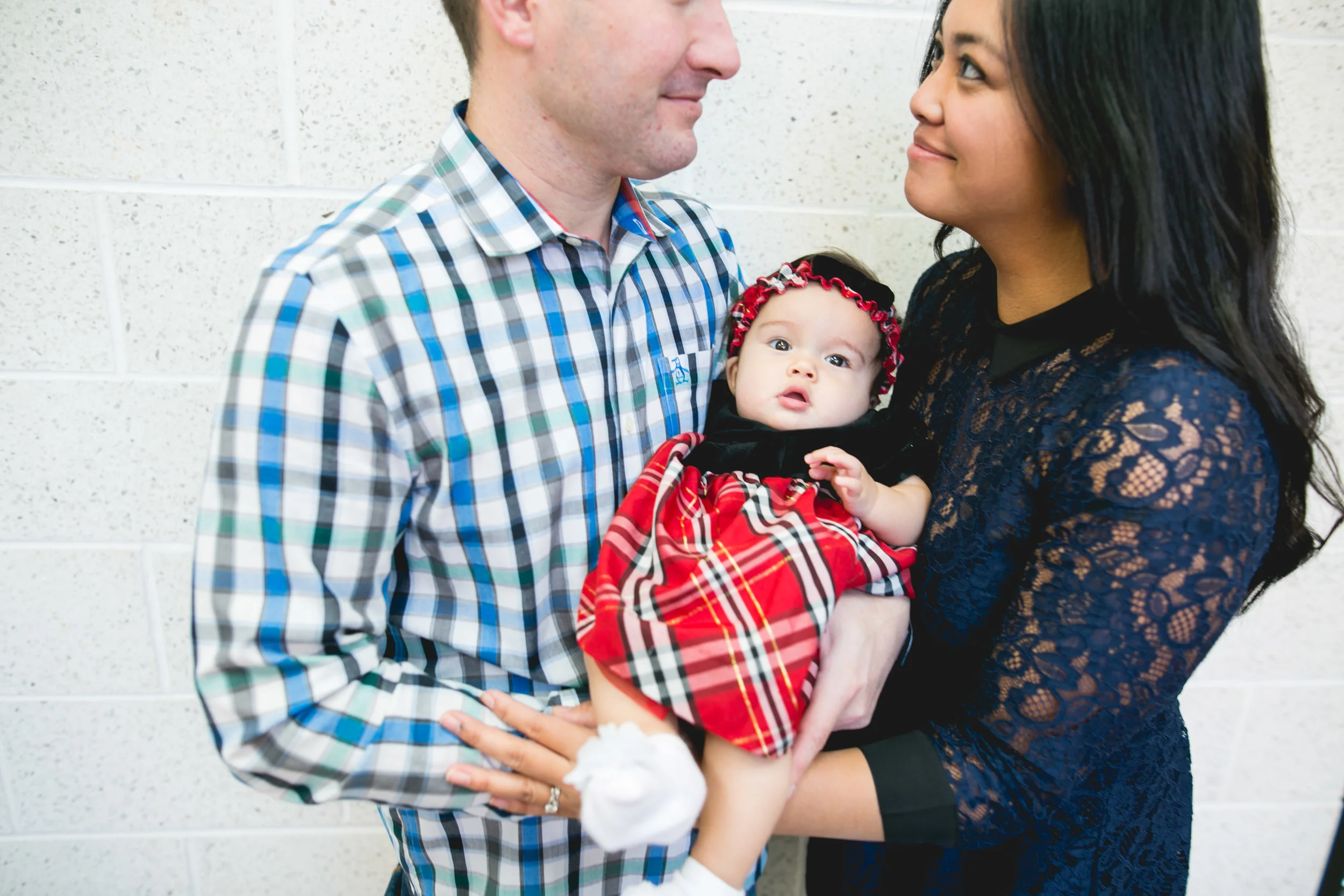Christmas In Home Family Session in Willow Grove PA