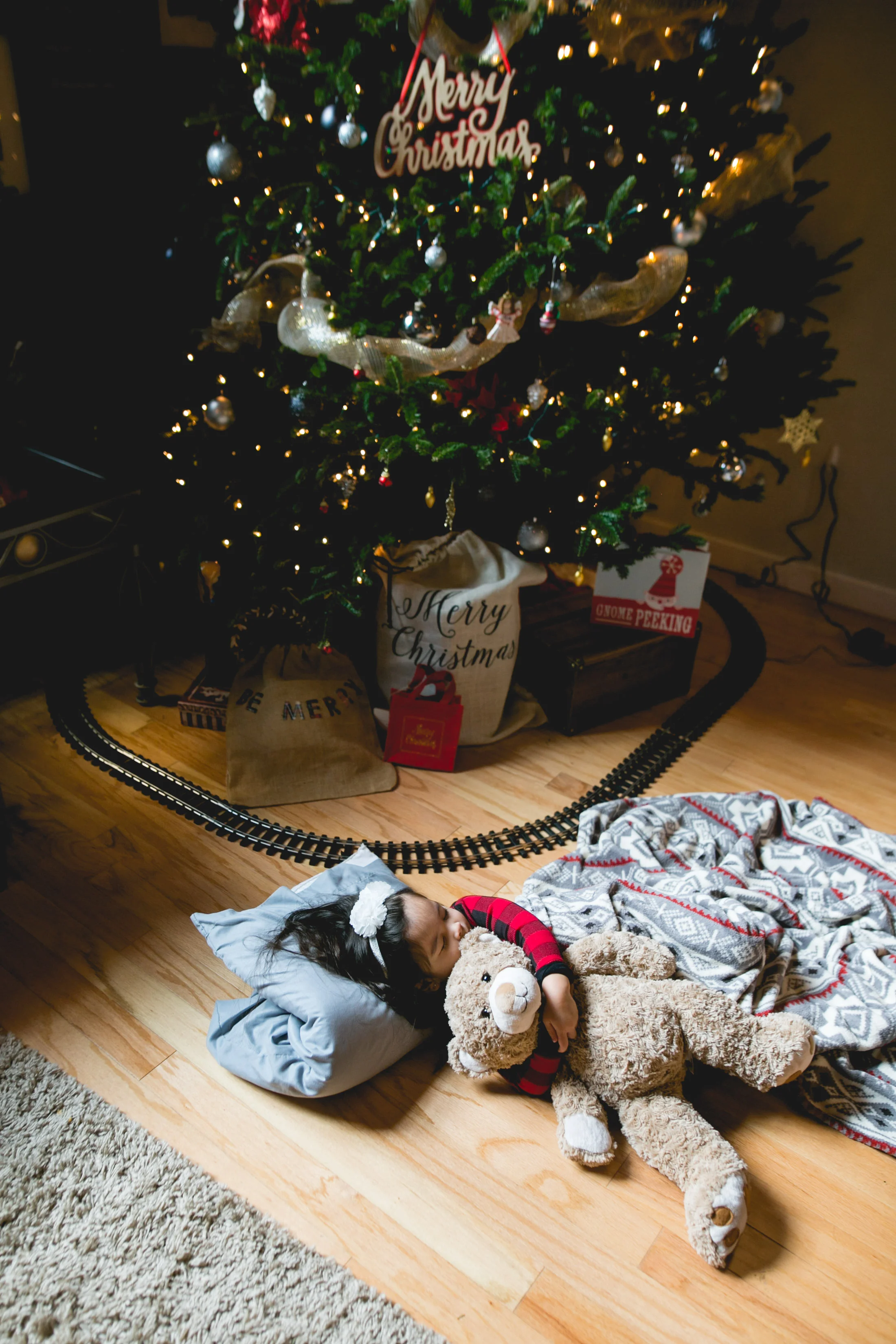 In Home Christmas Family Session by Swiger Photography