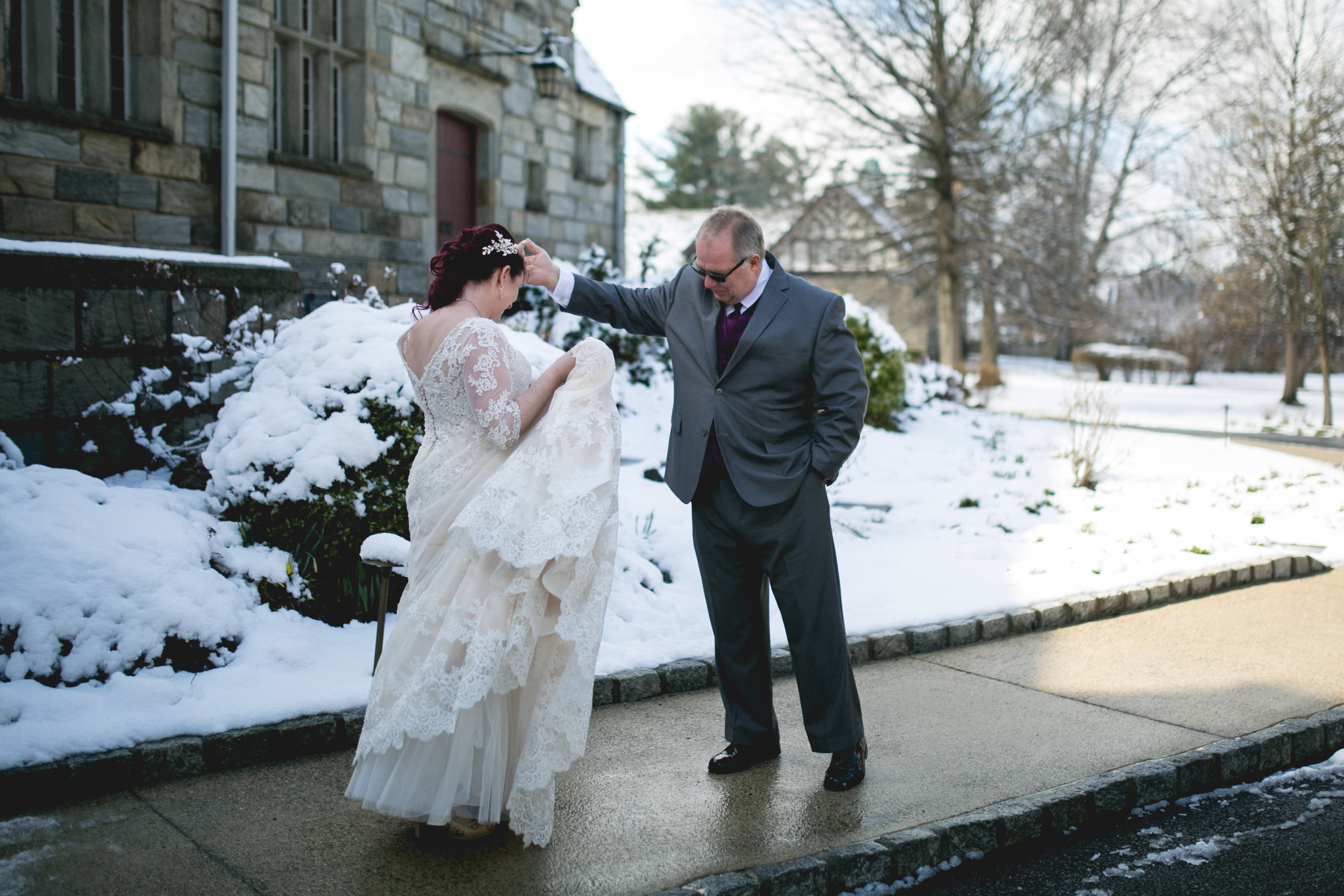 Merion Tribute House Winter Wedding 13