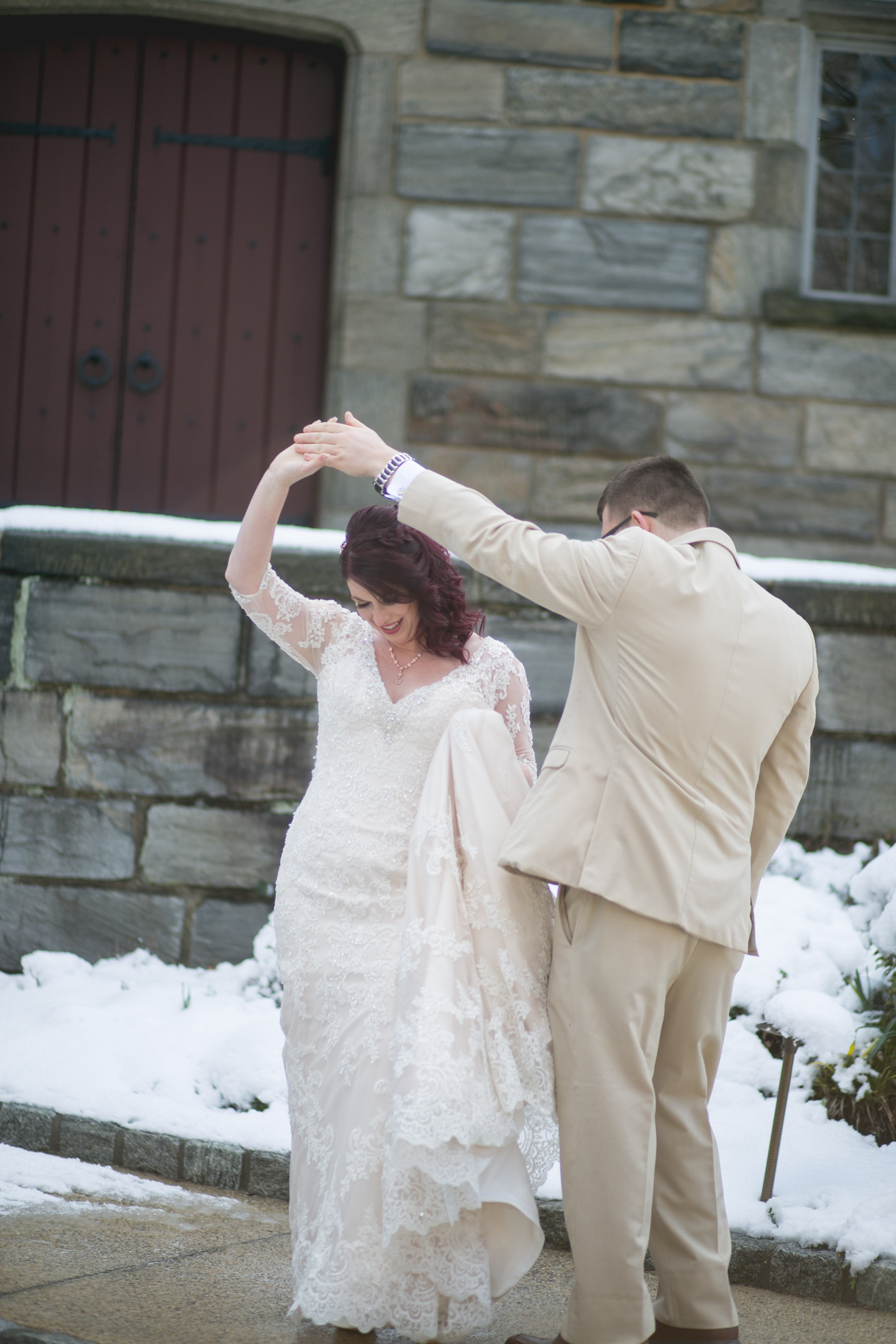 Merion Tribute House Winter Wedding 16