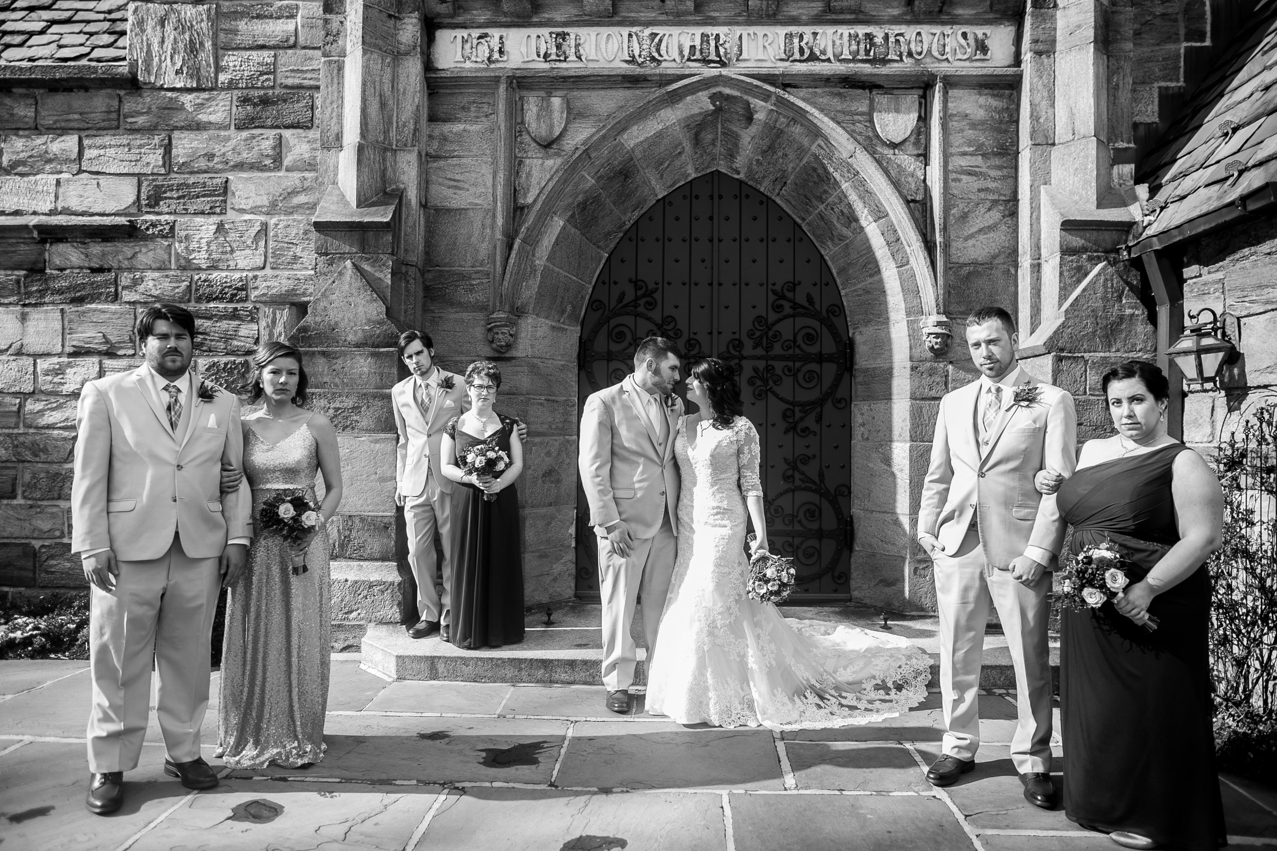 Winter Wedding at The Merion Tribute House, PA 32