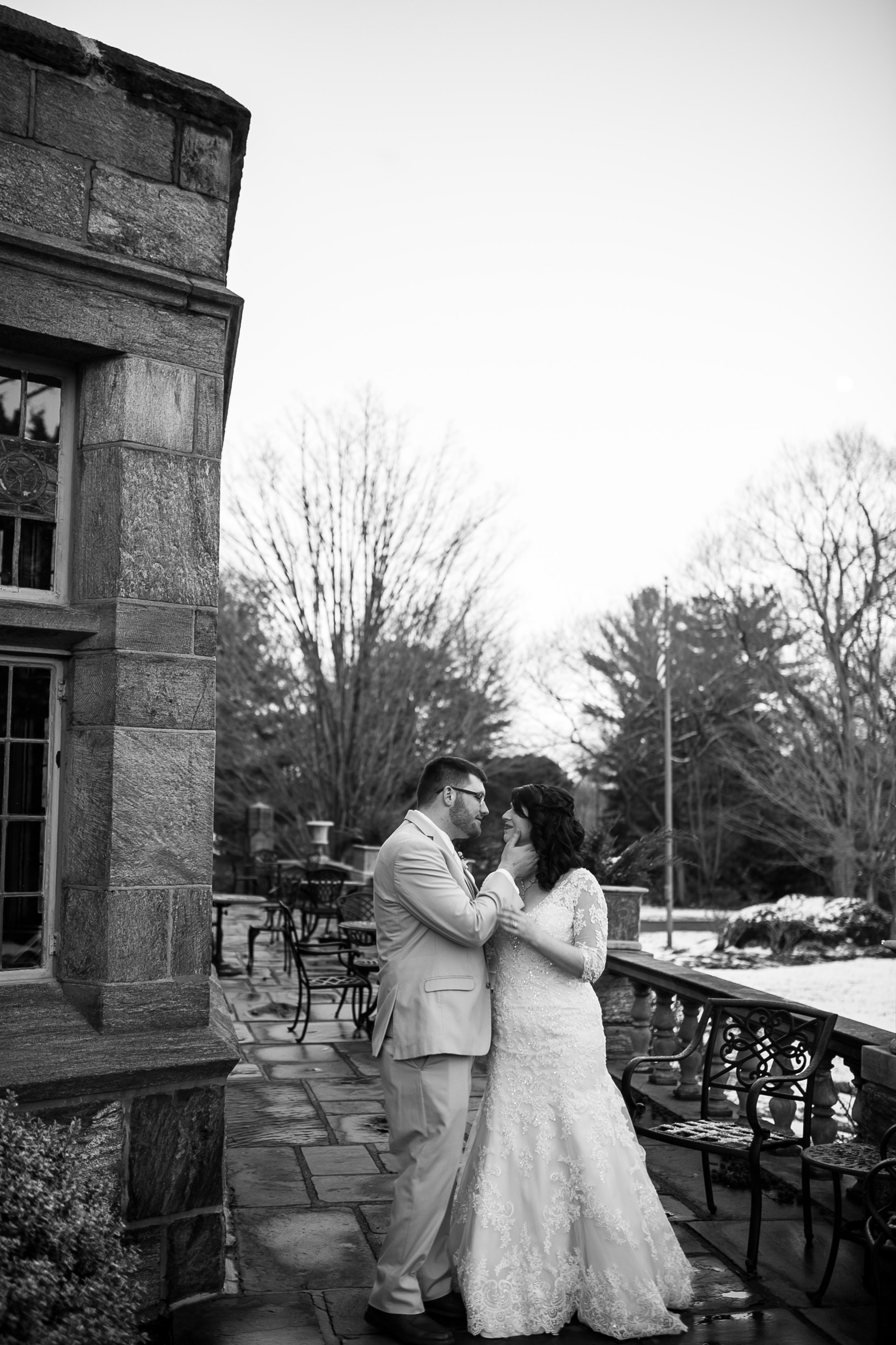 Winter Wedding at The Merion Tribute House, PA 12