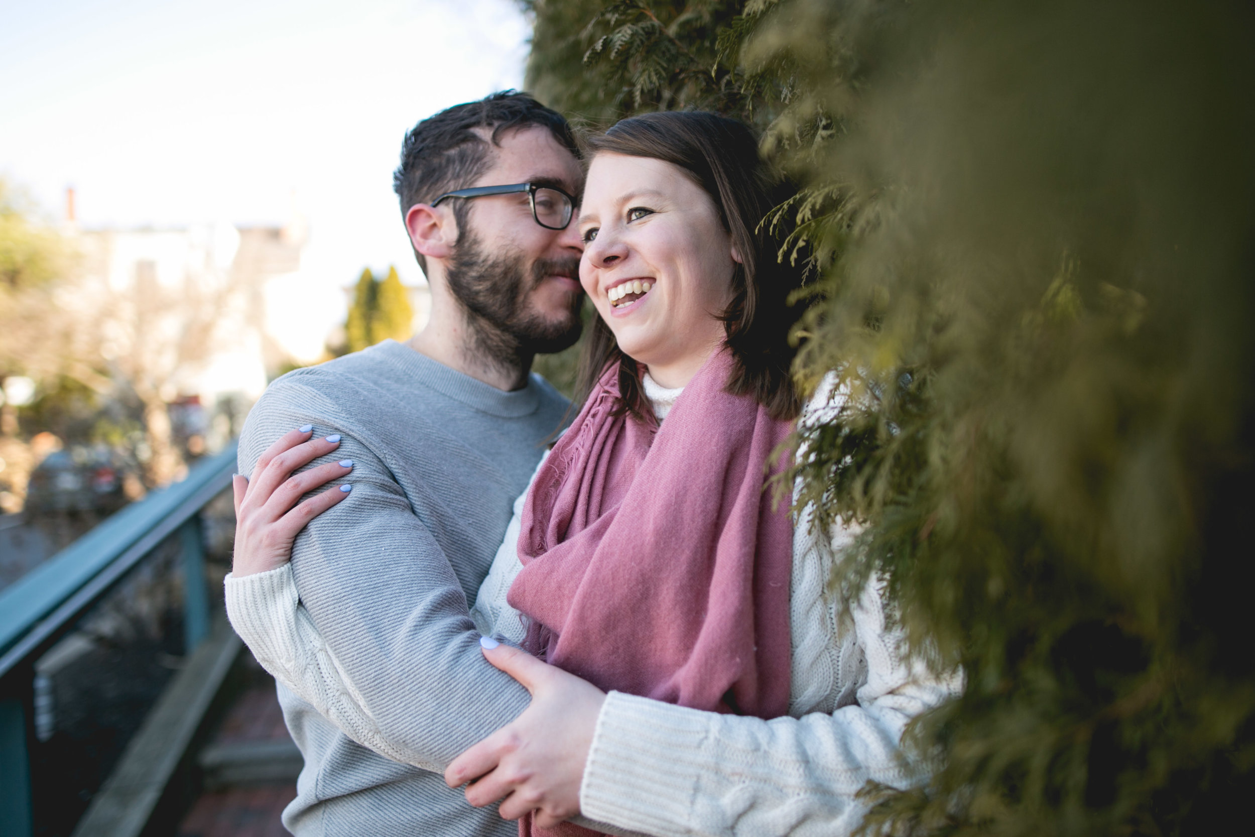 Newtown PA Winter Engagement Session 7