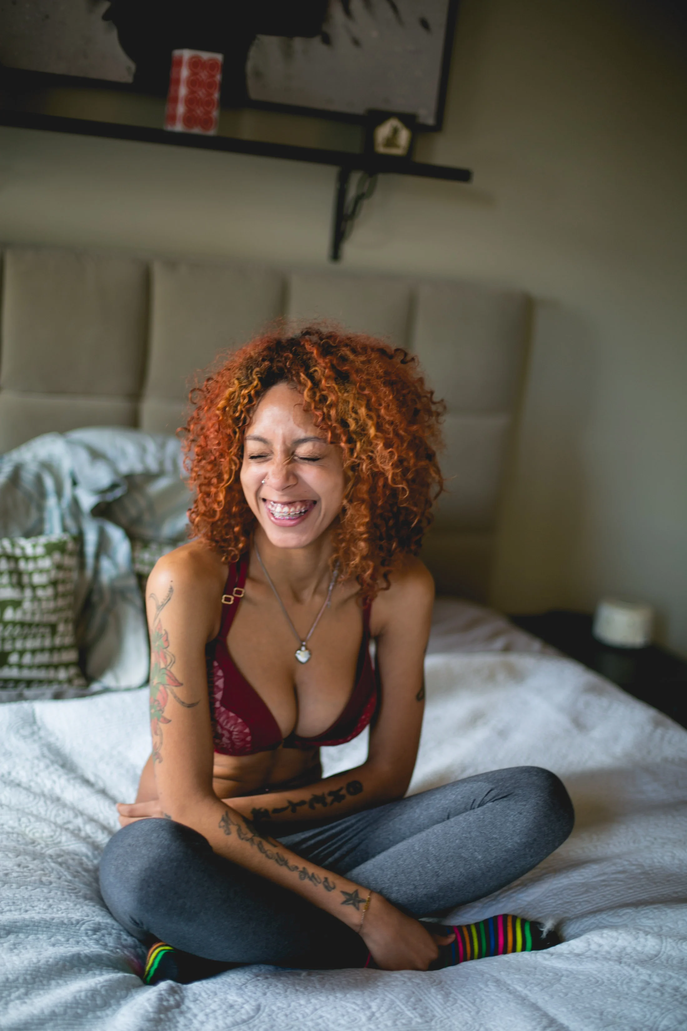 At Home Lesbian Boudoir Session in Philadelphia, PA 7