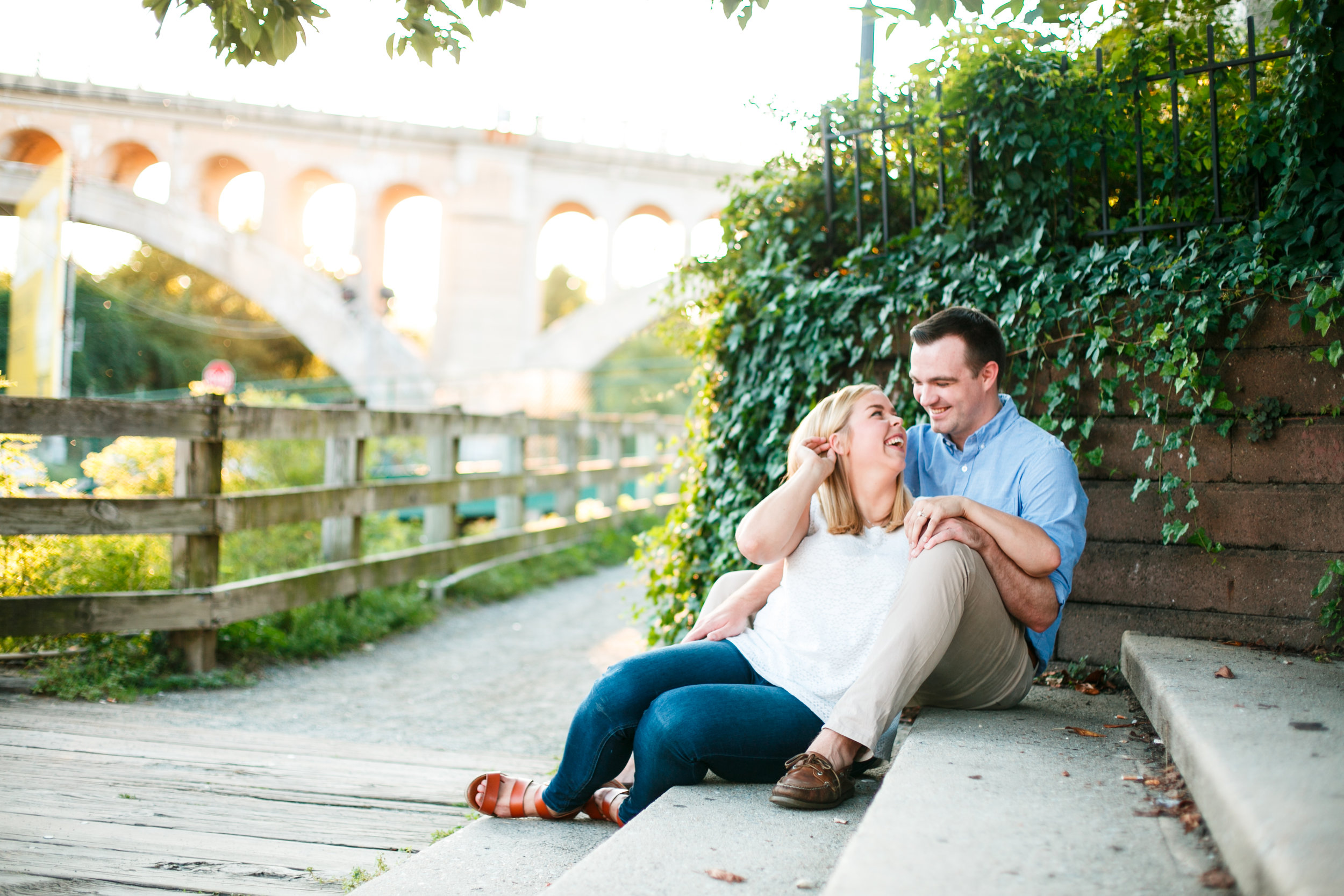 Manayunk Philadelphia Canal Summer Engagement Session 19