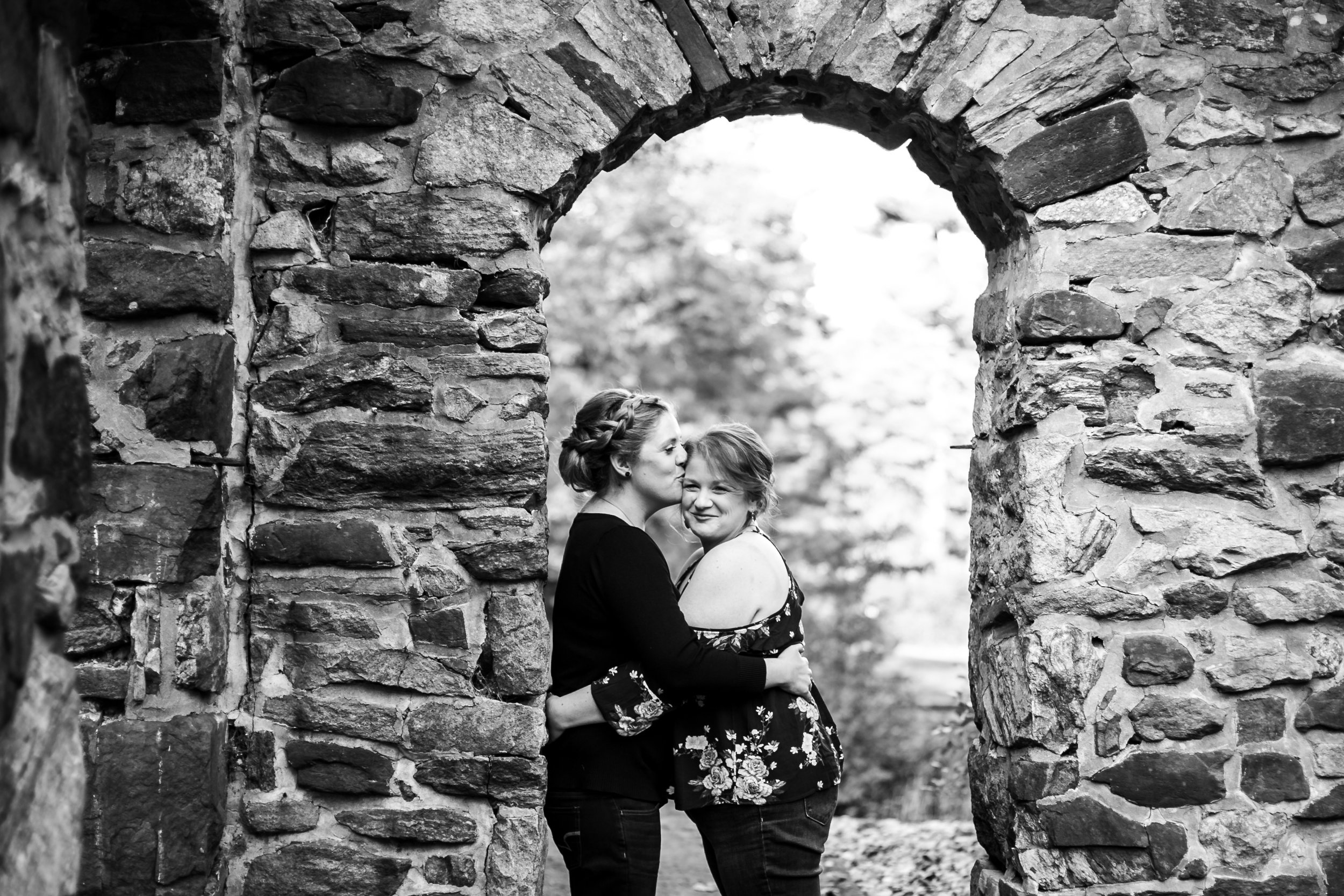 Fall Engagement Shoot Lesbian Couple at Ridley Creek Park 5