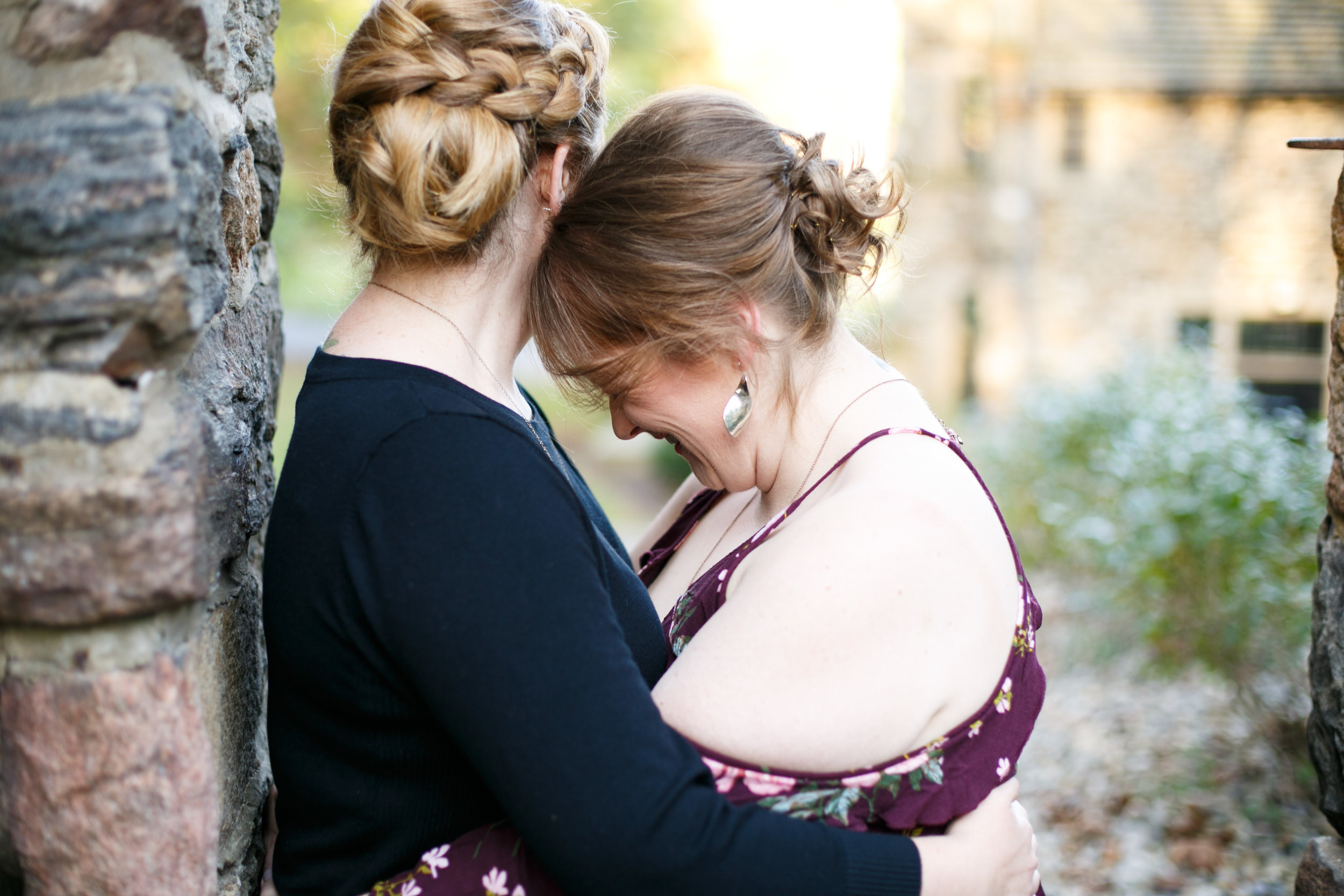 Fall Engagement Shoot Lesbian Couple at Ridley Creek Park 6