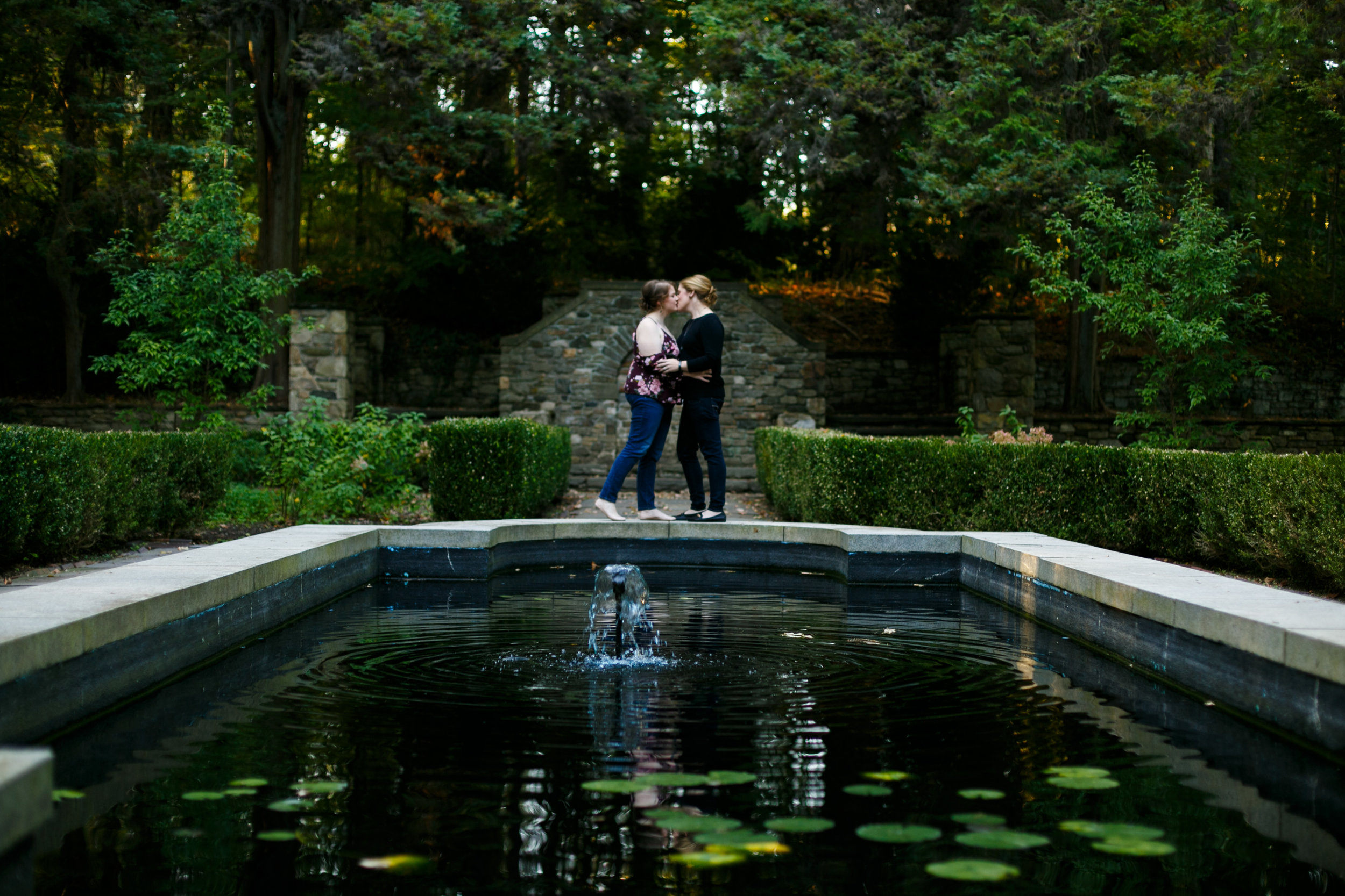 LGBTQ Posing for Lesbian Engagement Session 11