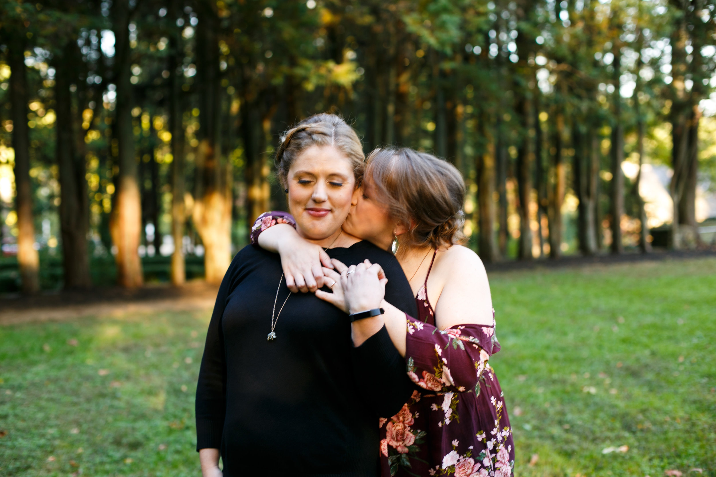 Fall Engagement Shoot Lesbian Couple at Ridley Creek Park 11