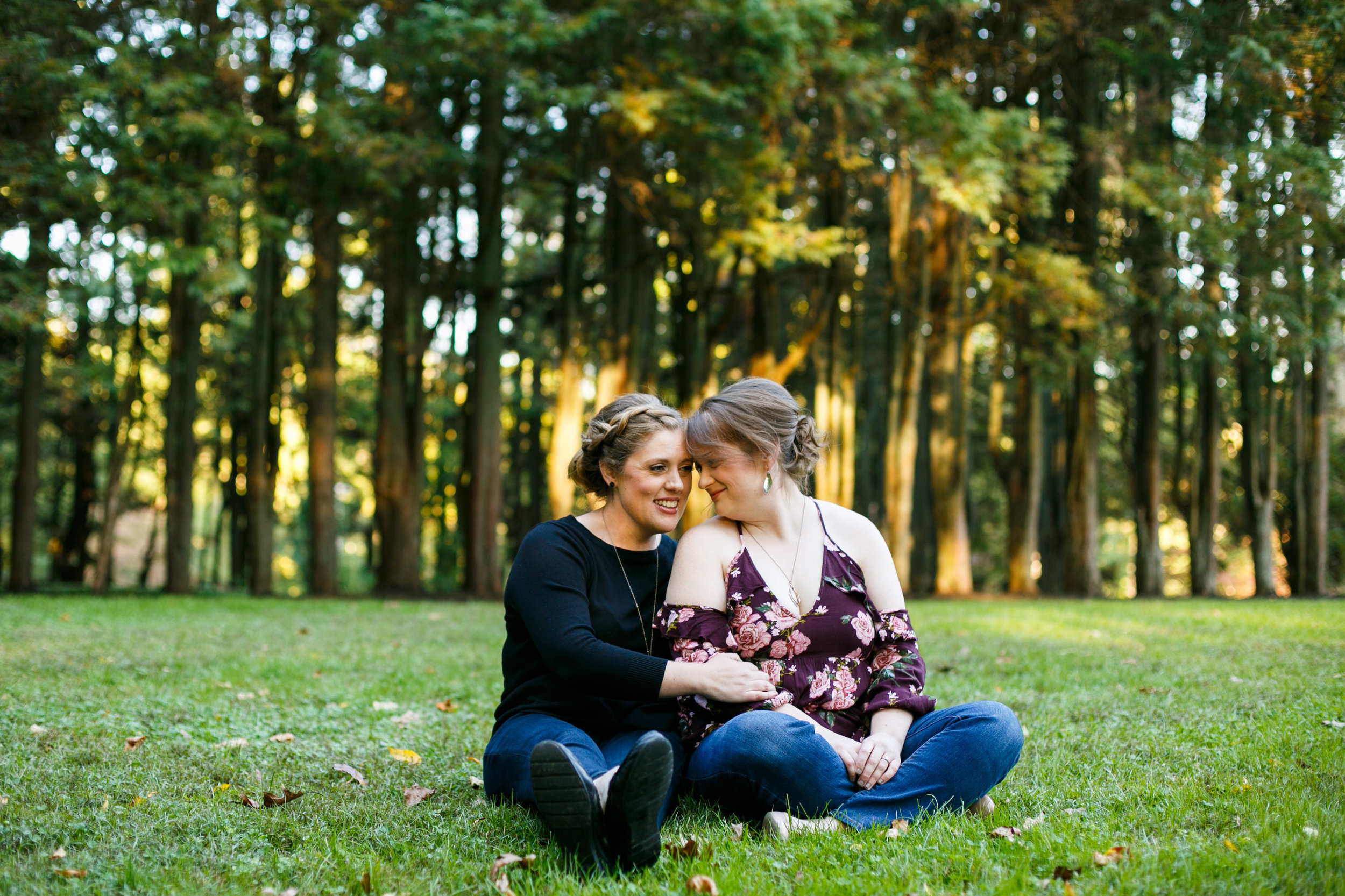 LGBTQ Posing for Lesbian Engagement Session 14