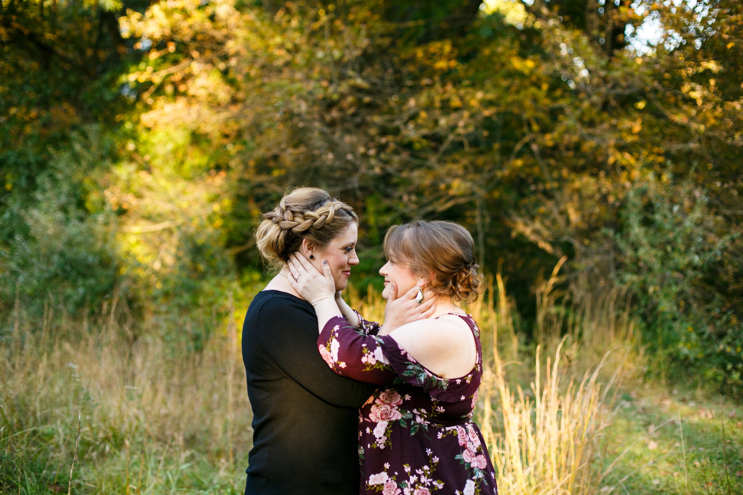 LGBTQ Posing for Lesbian Engagement Session 15