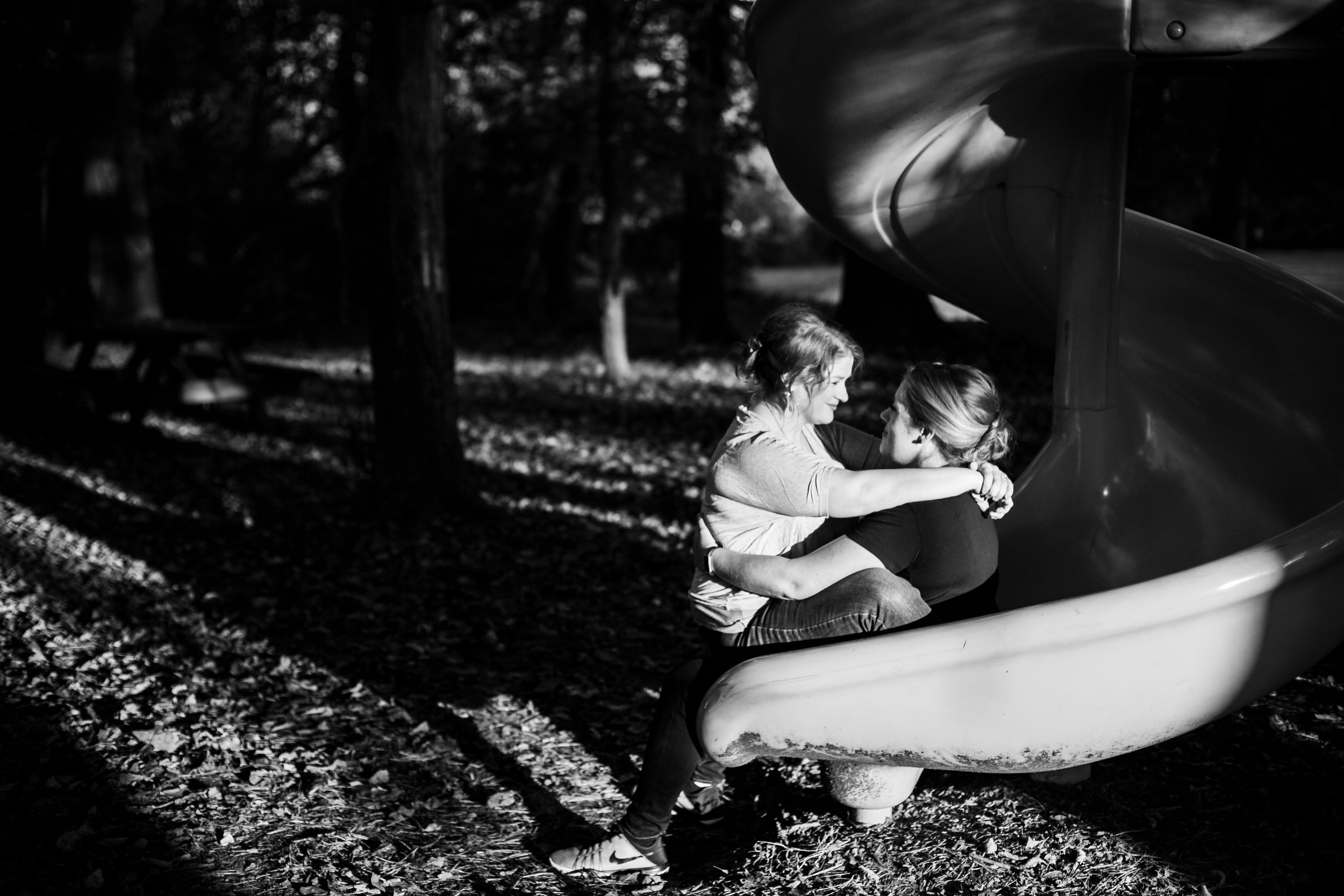 LGBTQ Posing for Lesbian Engagement Session 18