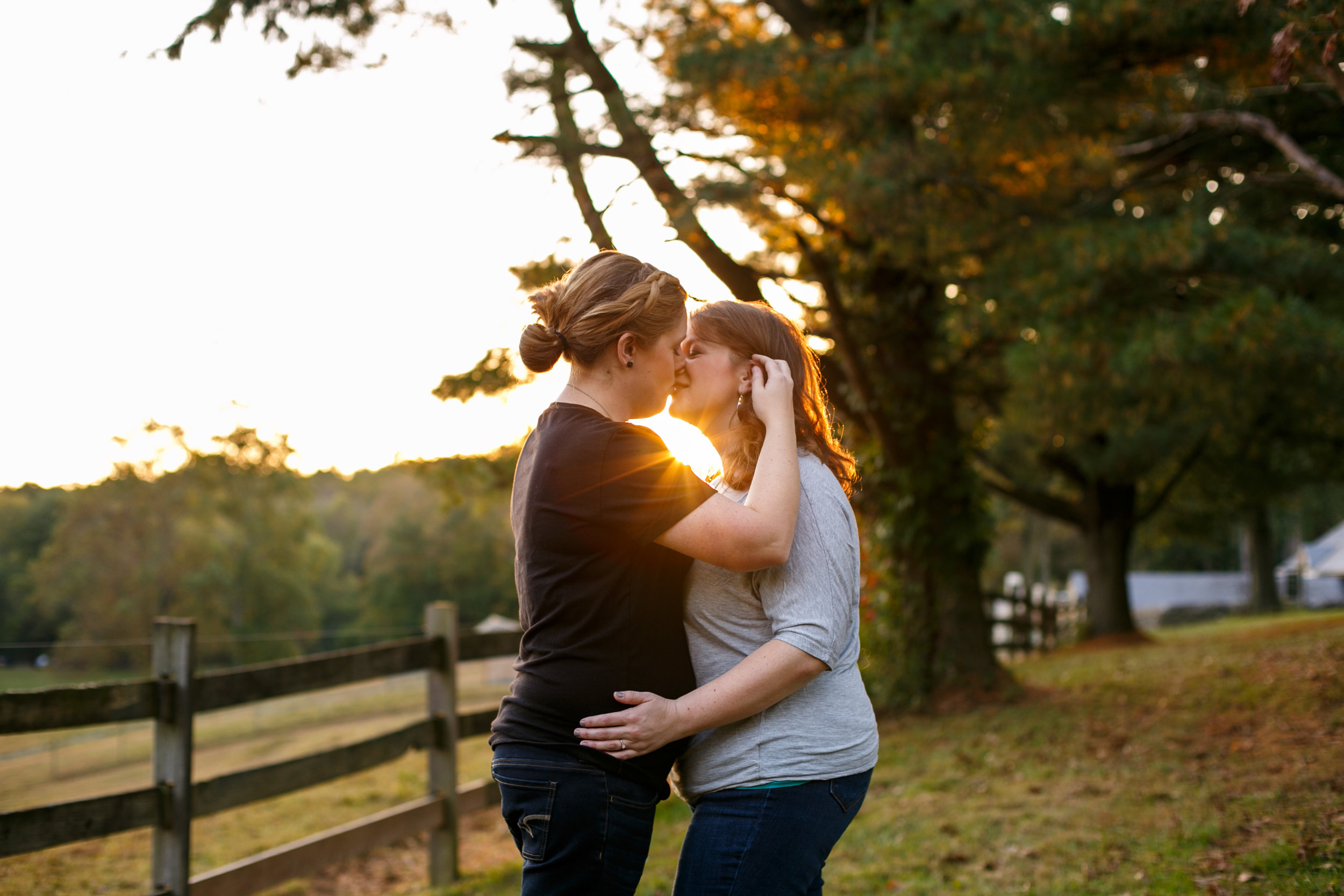 LGBTQ Posing for Lesbian Engagement Session 24