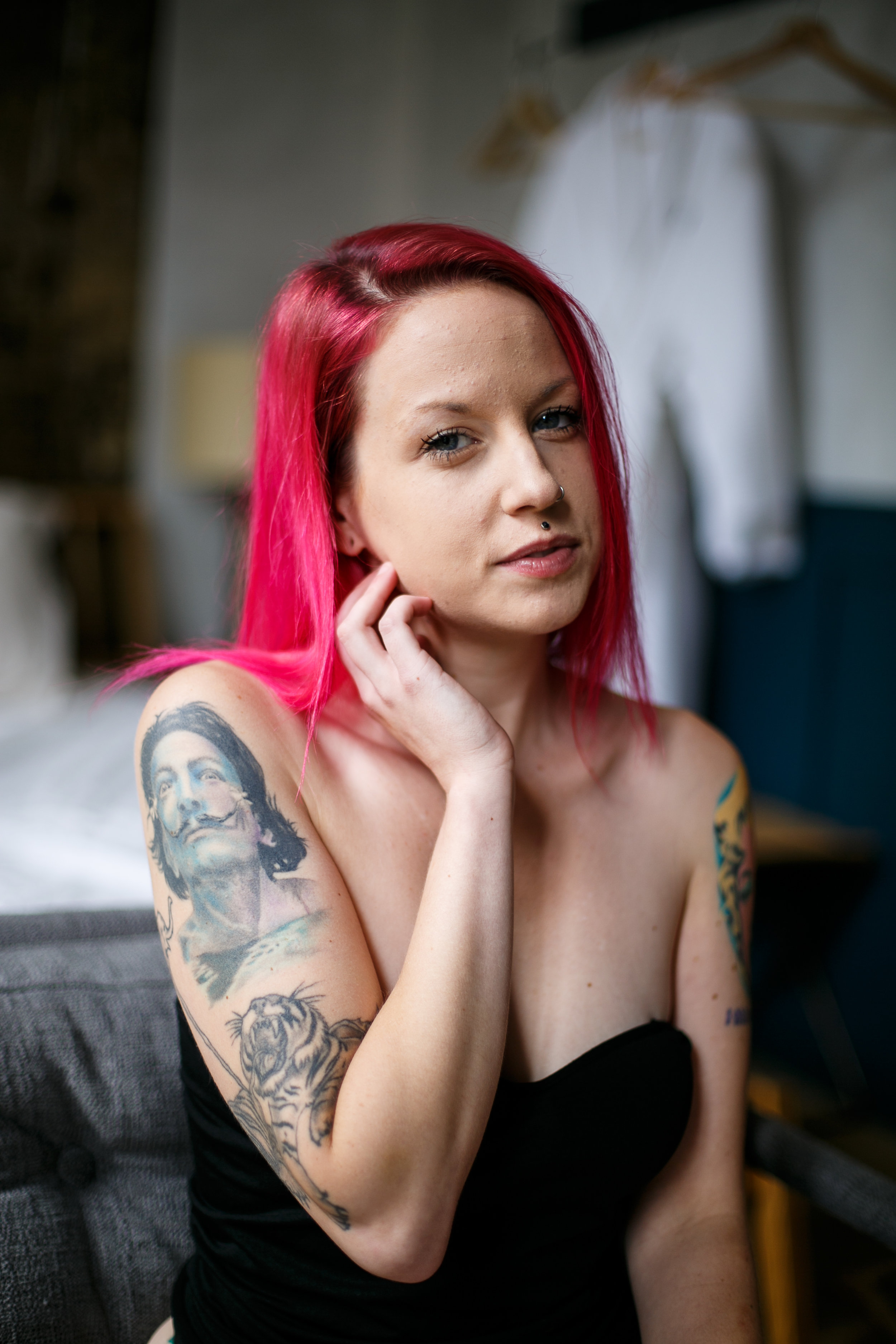 Philadelphia Burlesque Photographer Boudoir at Lokal Hotel 8