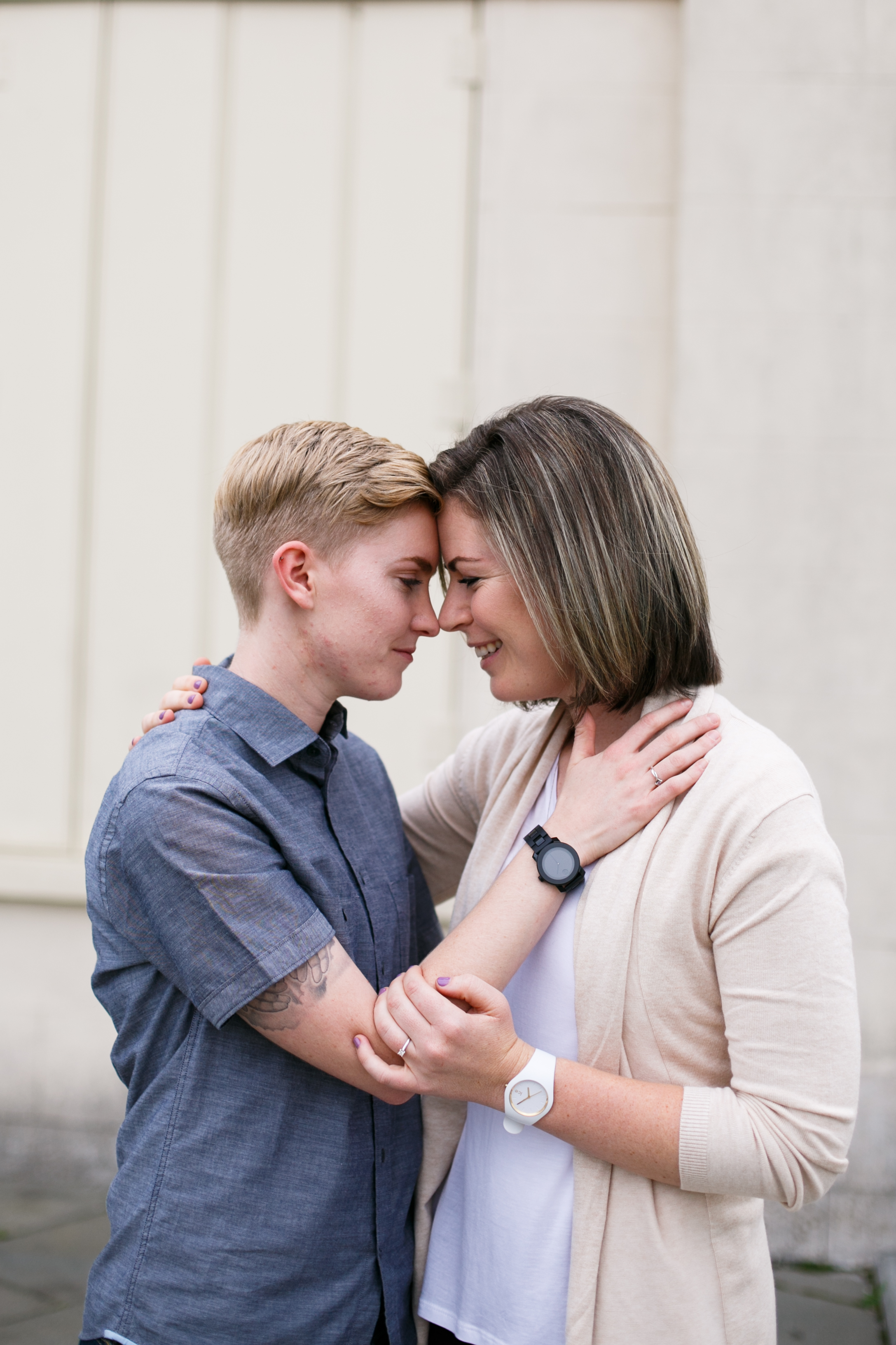 Philly Queer Engagement Photographer at the Museum of Art Philadelphia