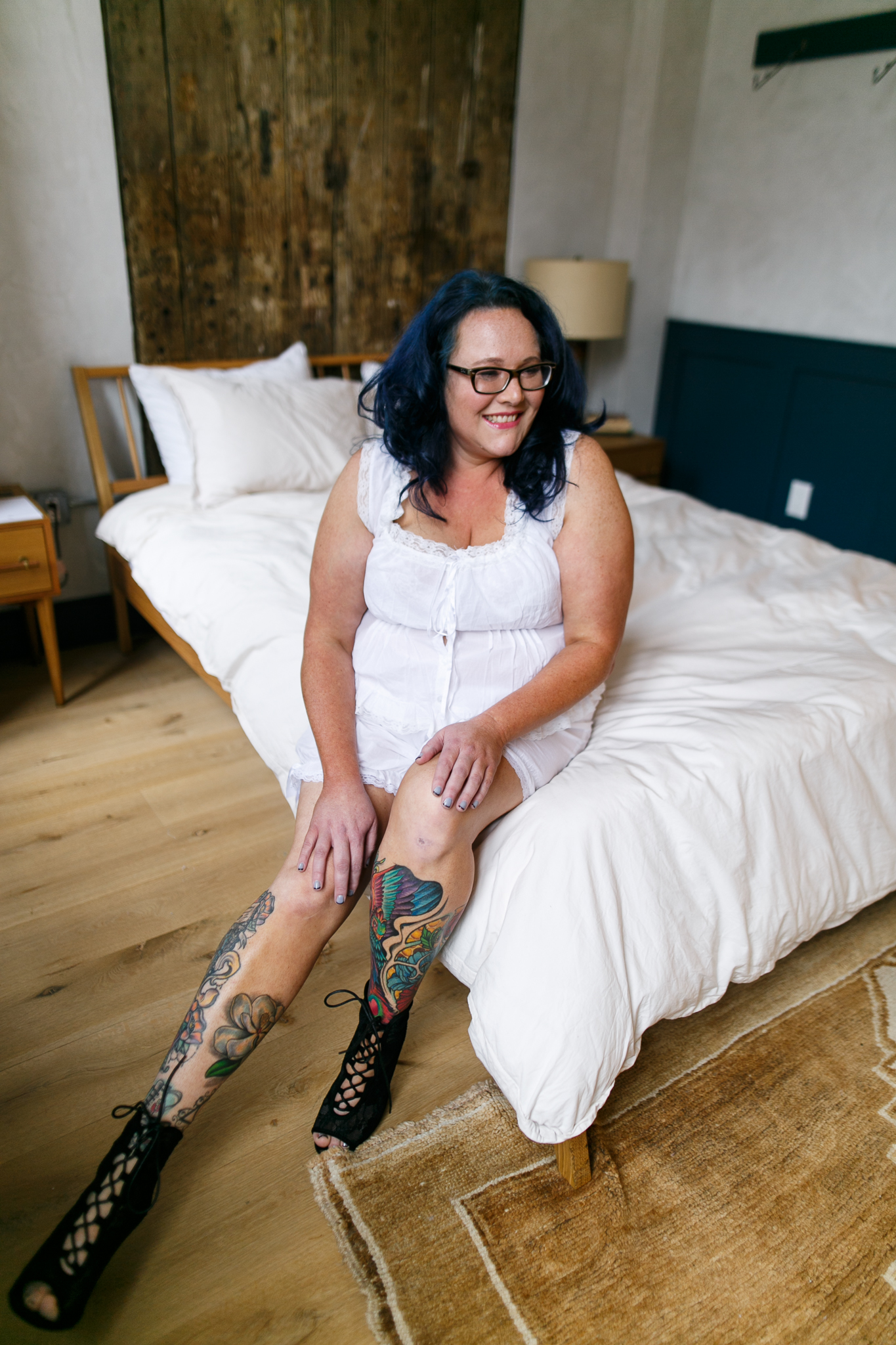 Philly Plus Size Boudoir Session 