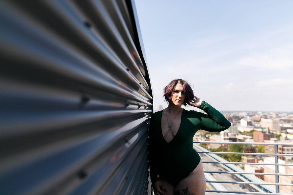 Philly Outdoor Rooftop Boudoir Session by Swiger Photography 1.jpg