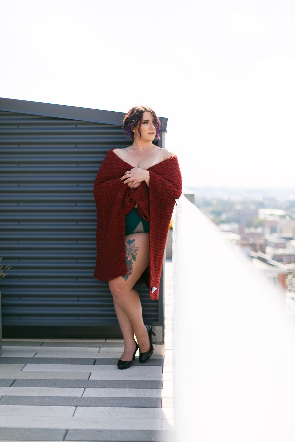 Philly Outdoor Rooftop Boudoir Session by Swiger Photography 44.jpg