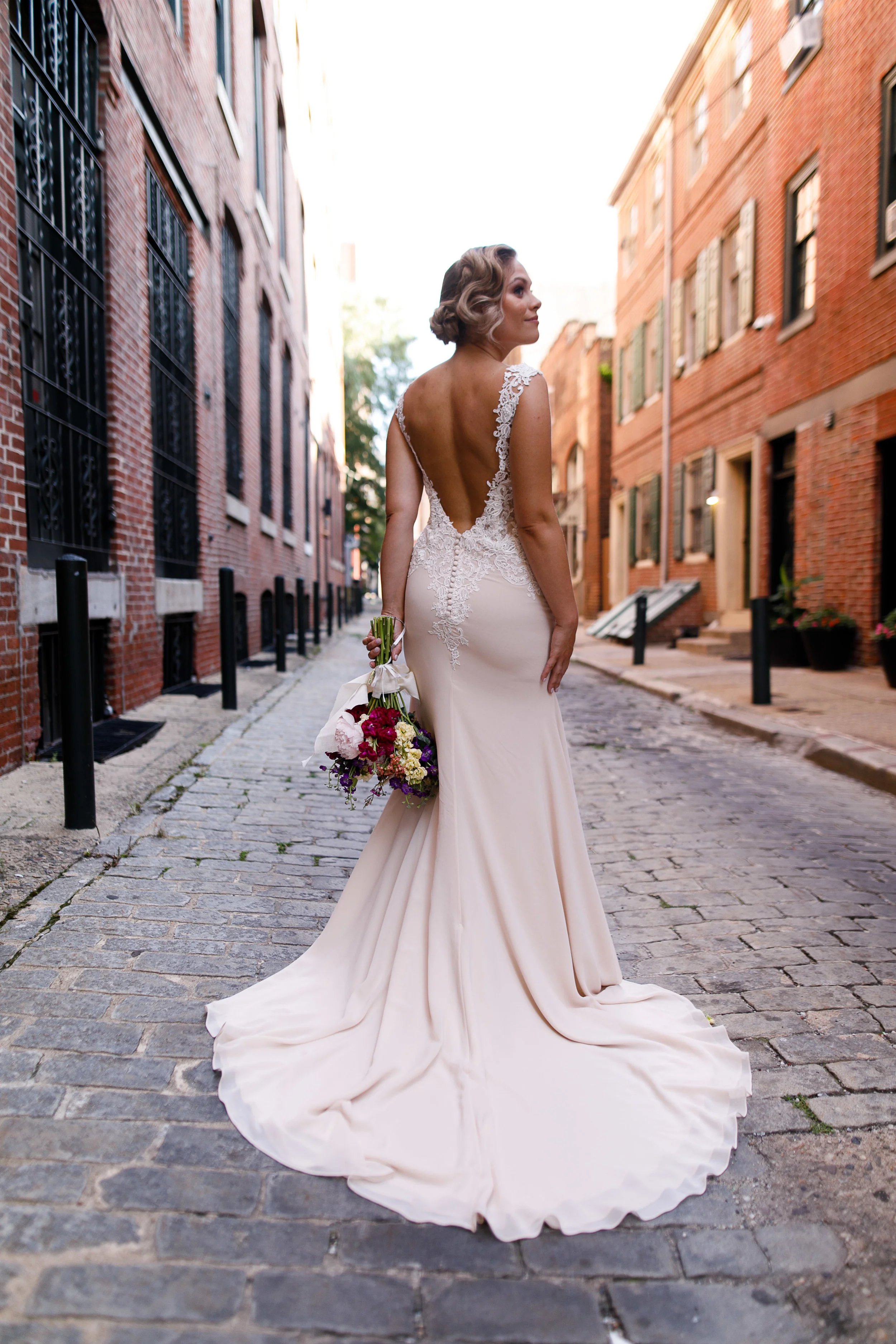 Classic Philly Bride Old City