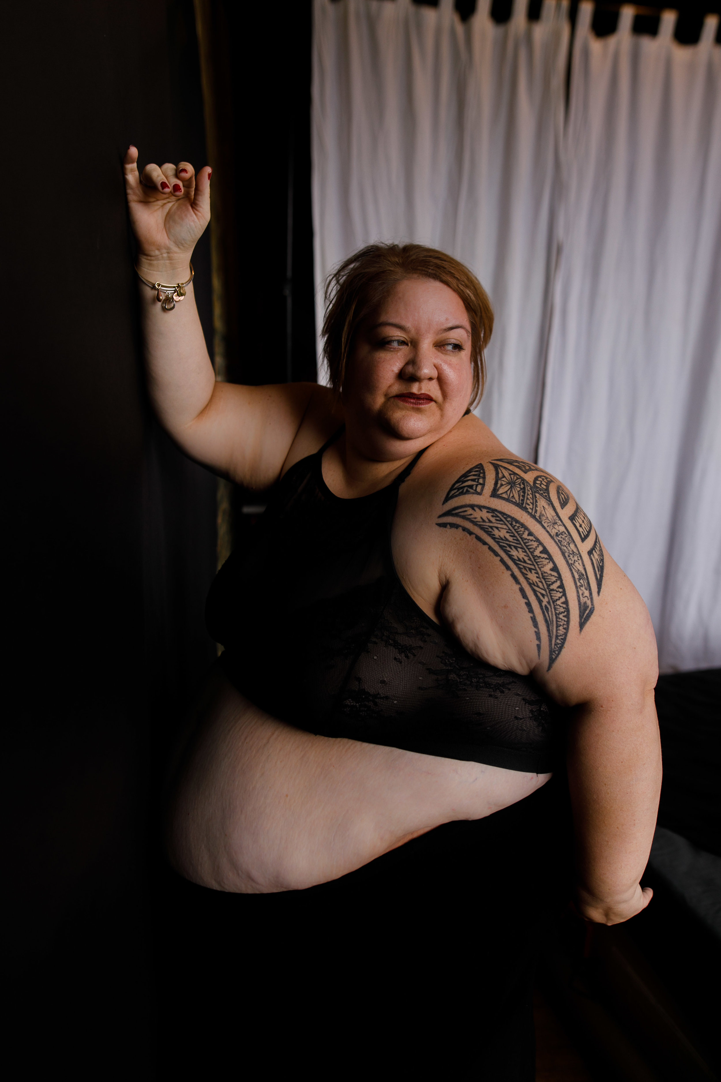fat friendly body positive boudoir photographer Philadelphia 5