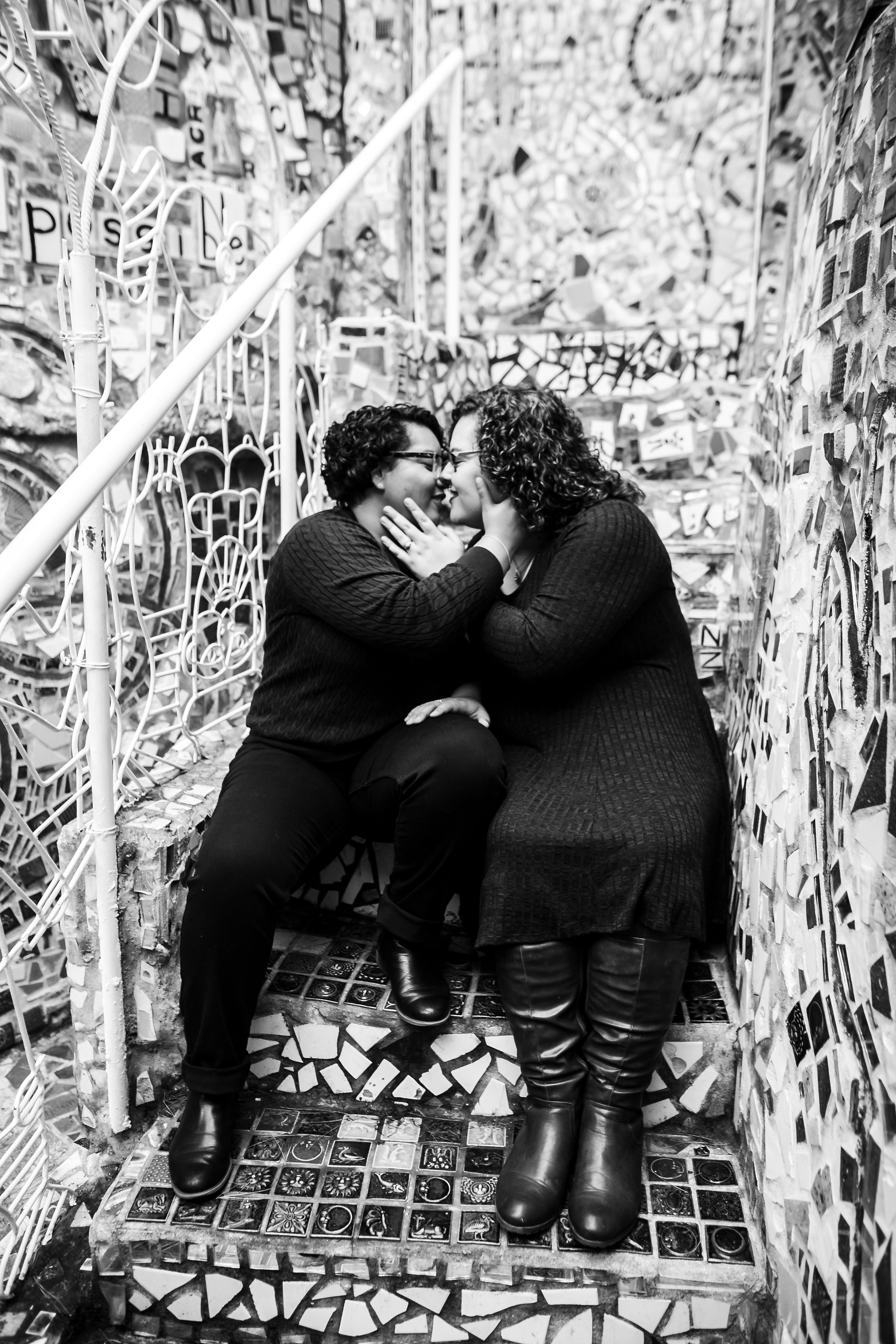 What to wear for a Plus size LGBTQ engagement session