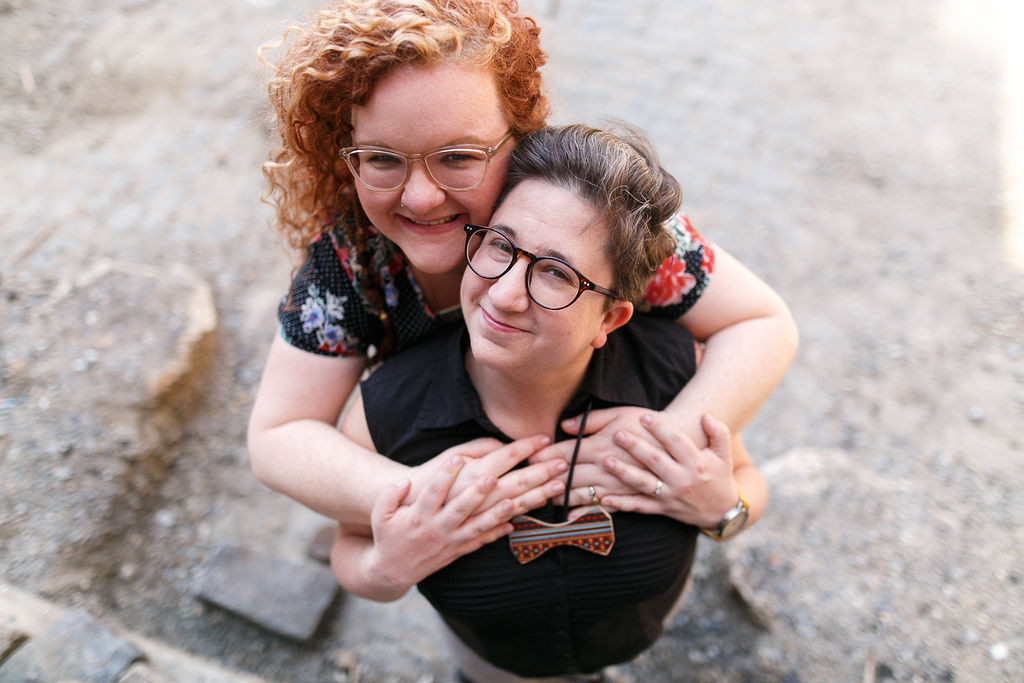 LGBTQ Plus Size Inspiration for what to wear for an engagement shoot