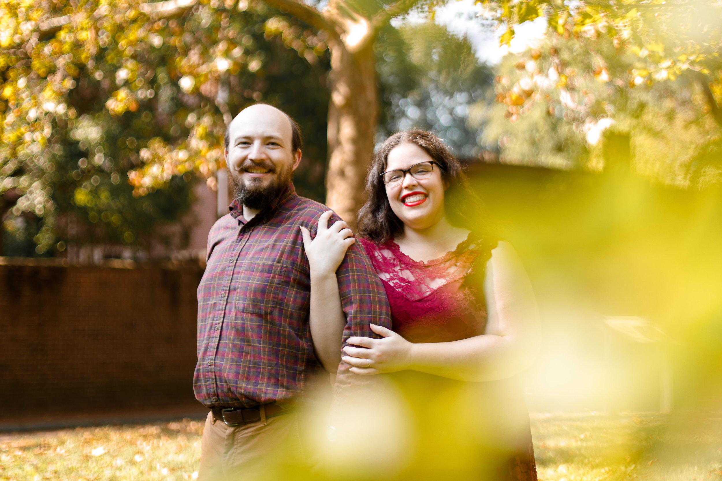 Plus Size Outfit Inspiration for Fall Engagement Photos