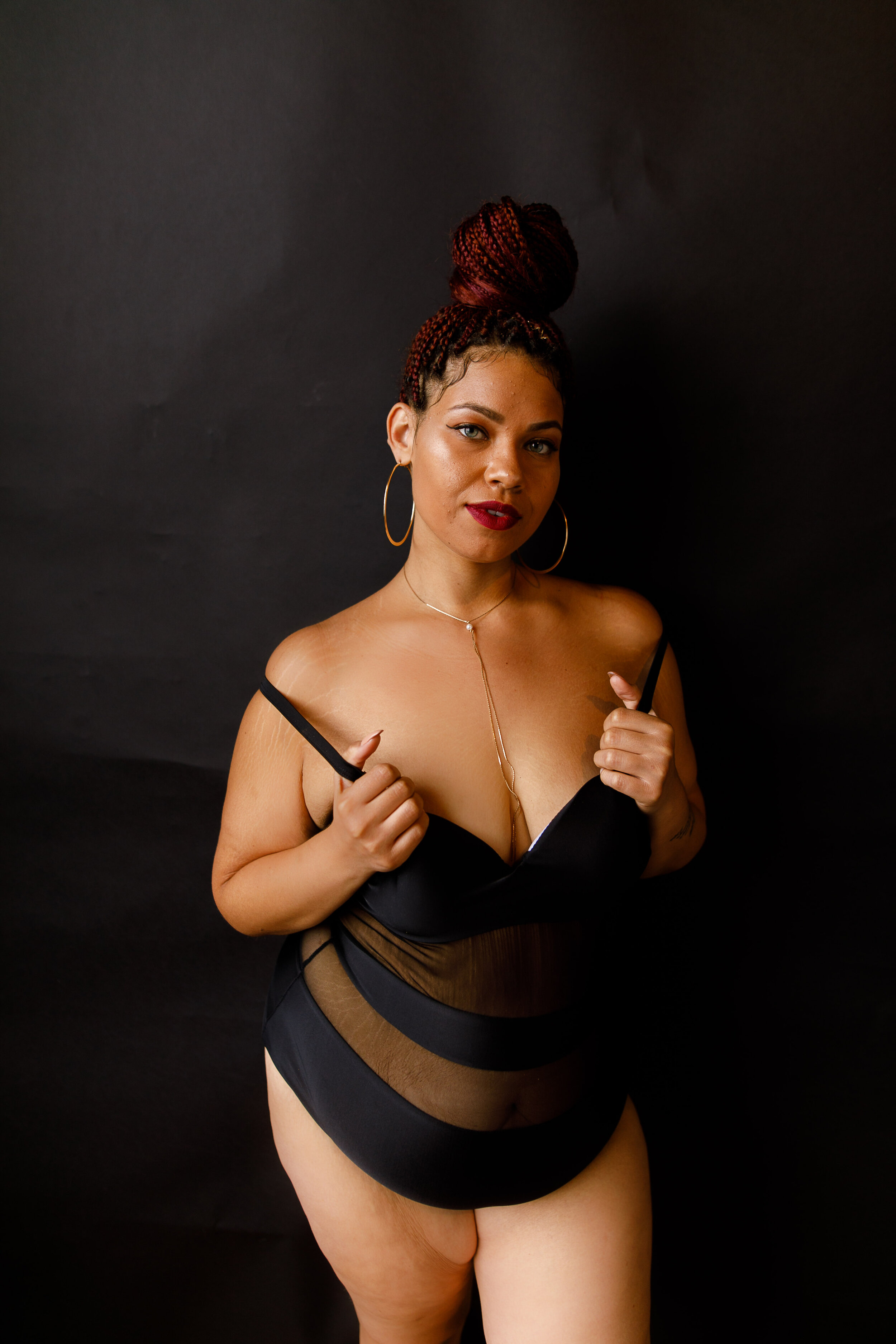 Philadelphia fat friendly boudoir photographer 