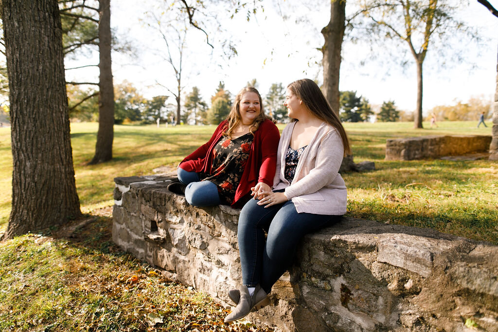 Valley Forge Park Fall Lesbian Engagement Session 3.jpg