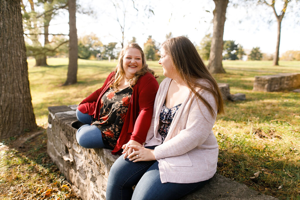 Valley Forge Park Fall Lesbian Engagement Session 4.jpg