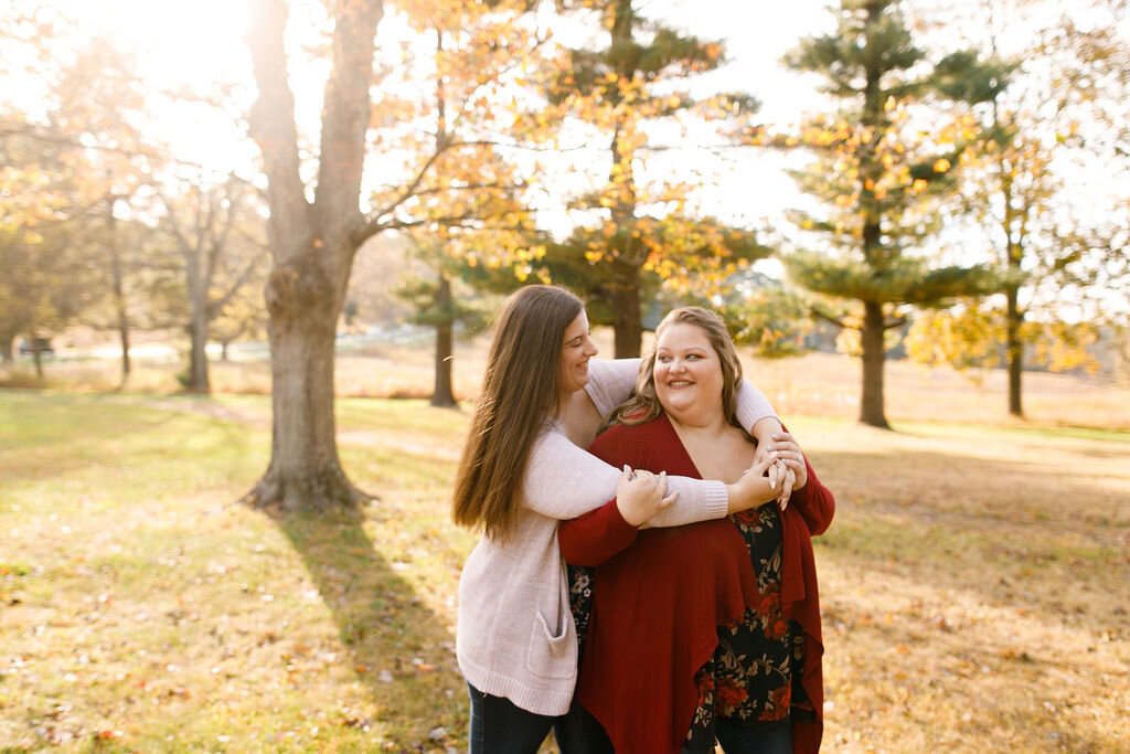 Valley Forge Park Fall Lesbian Engagement Session 9.jpg