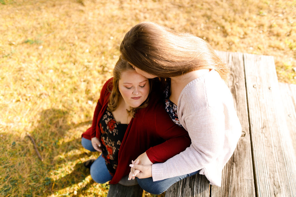 Valley Forge Park Fall Lesbian Engagement Session 14.jpg